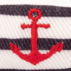 Anchor Embroidered Dog Bow Tie - Image 4