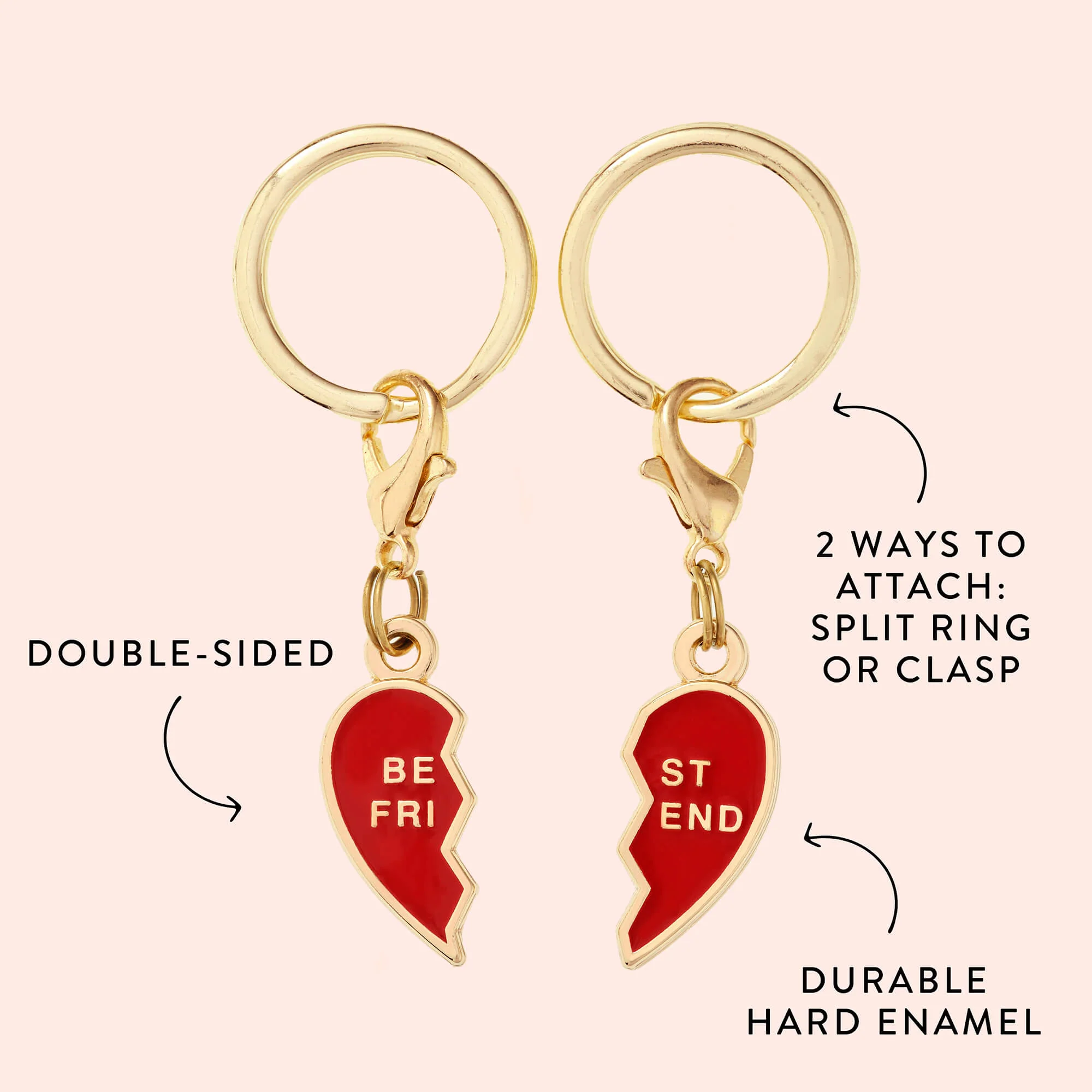 BFF Hearts Collar Charm Set - Image 5