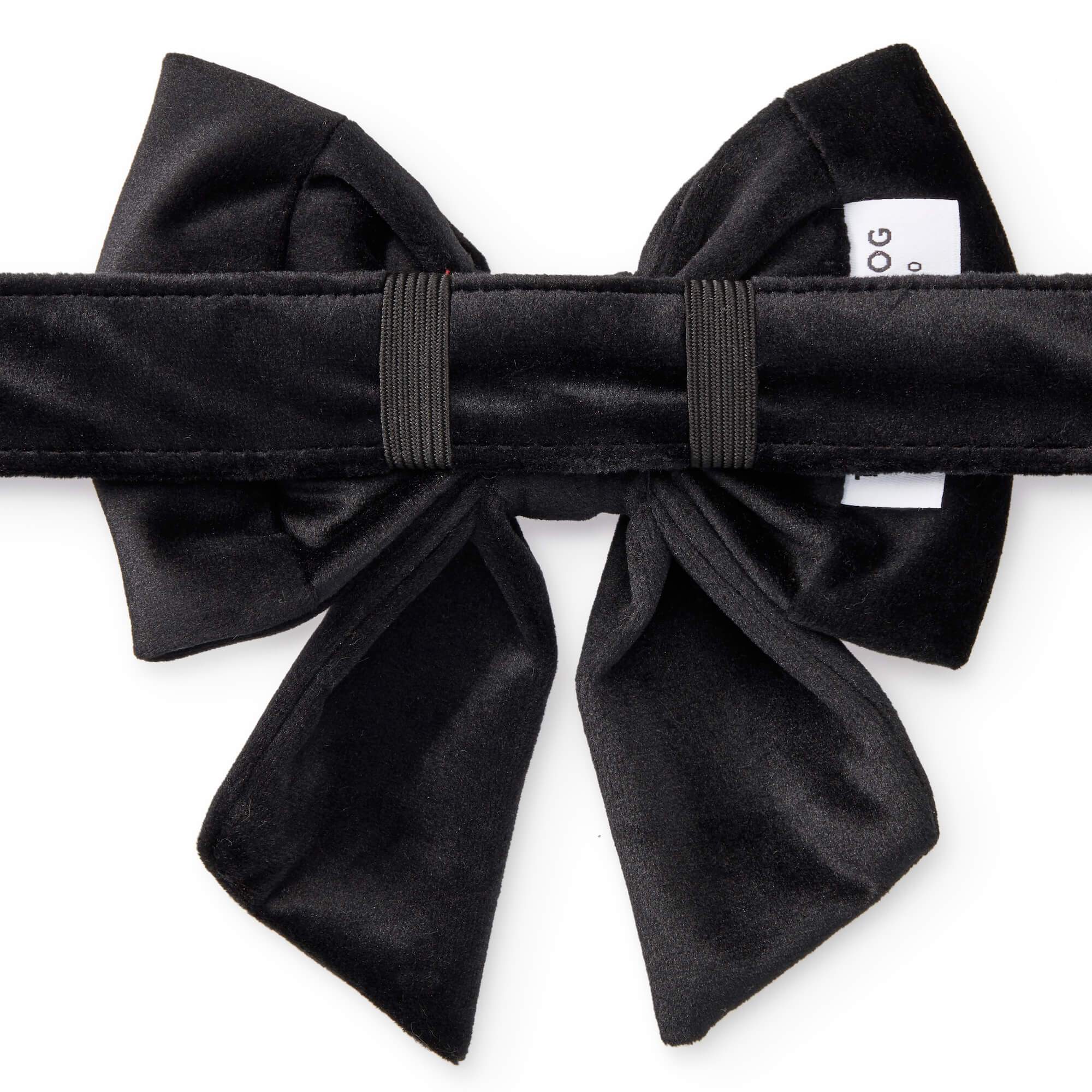 Black Velvet Lady Dog Bow - Image 3