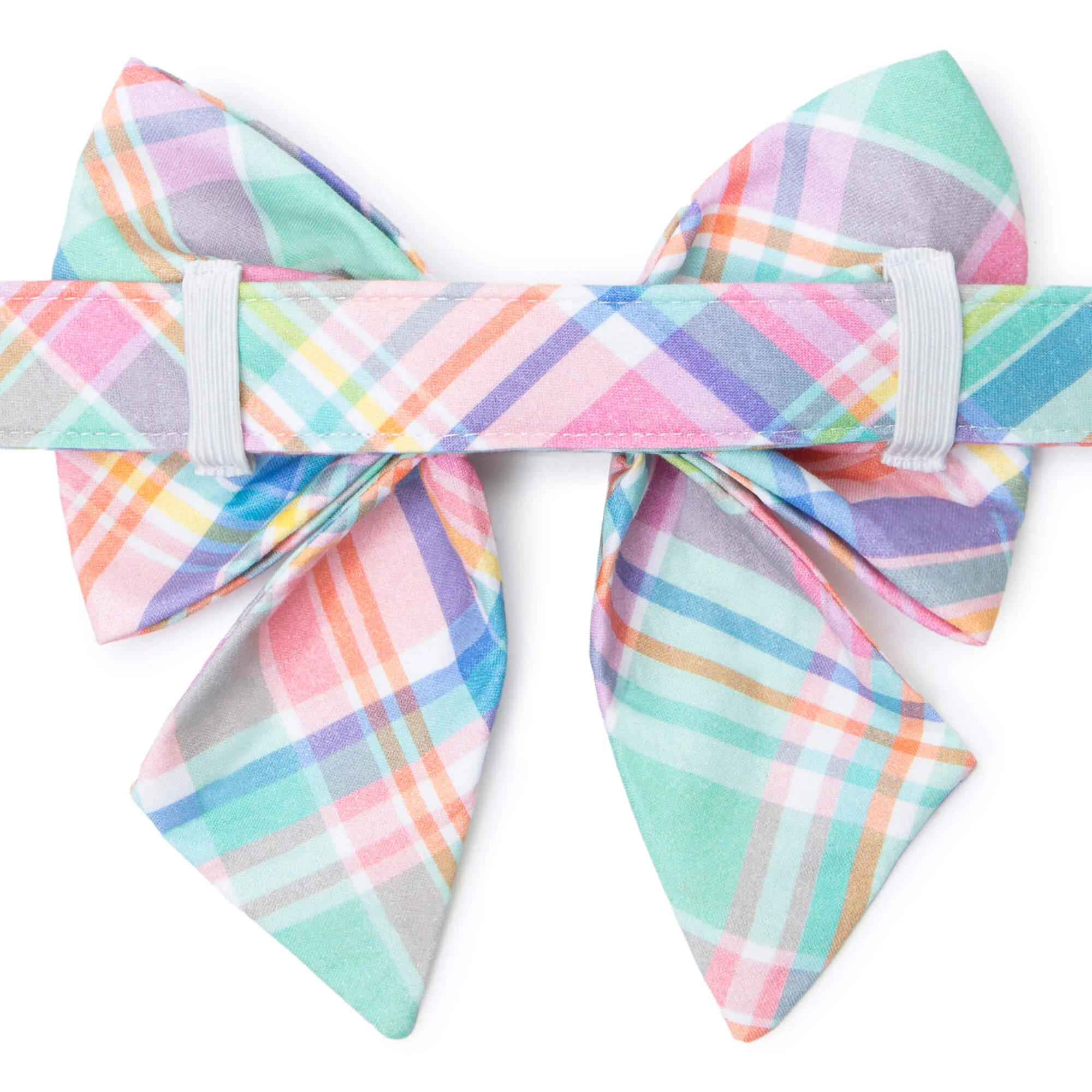 Blooming Plaid Lady Dog Bow - Image 2