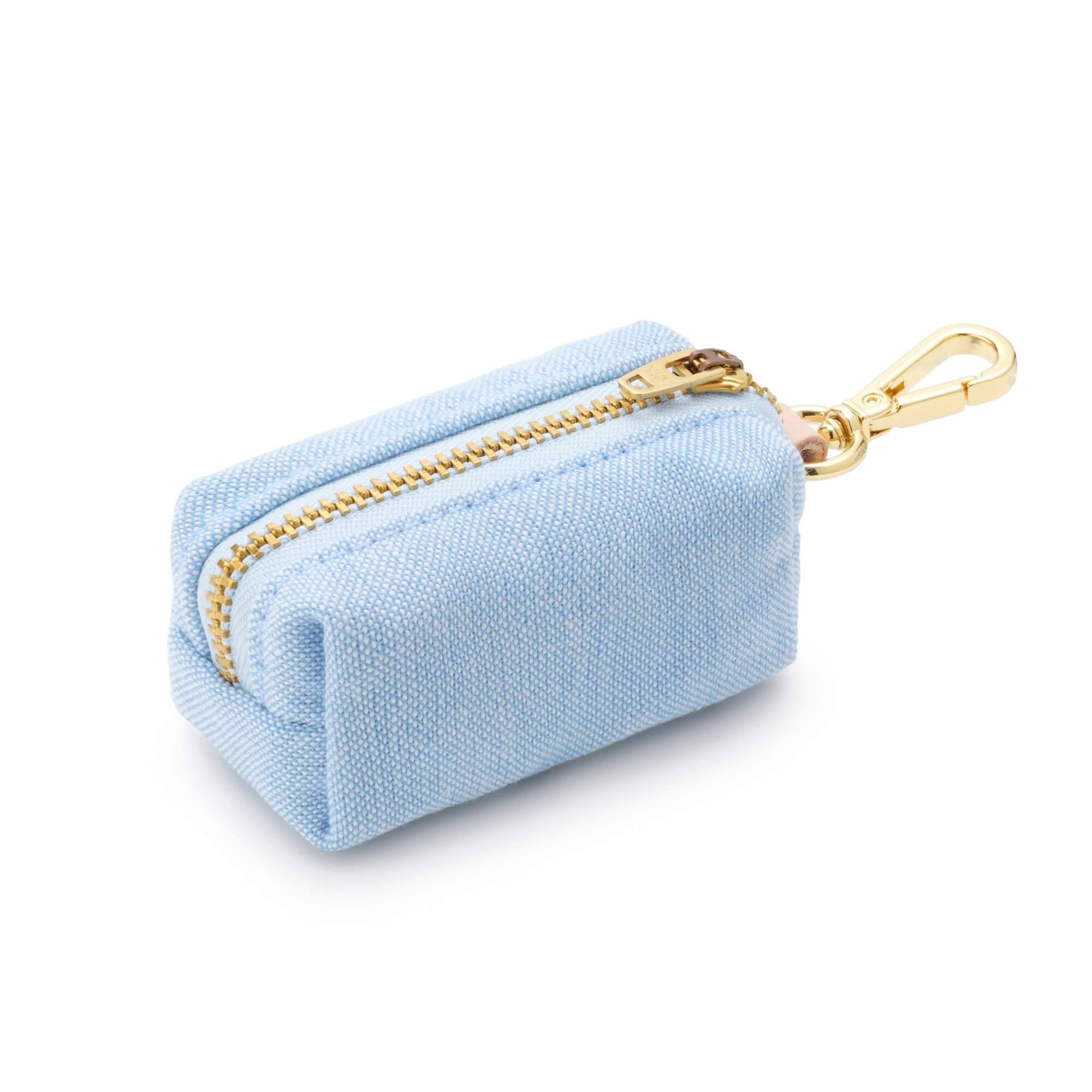 Blue Chambray Waxed Canvas Waste Bag Holder - Image 2