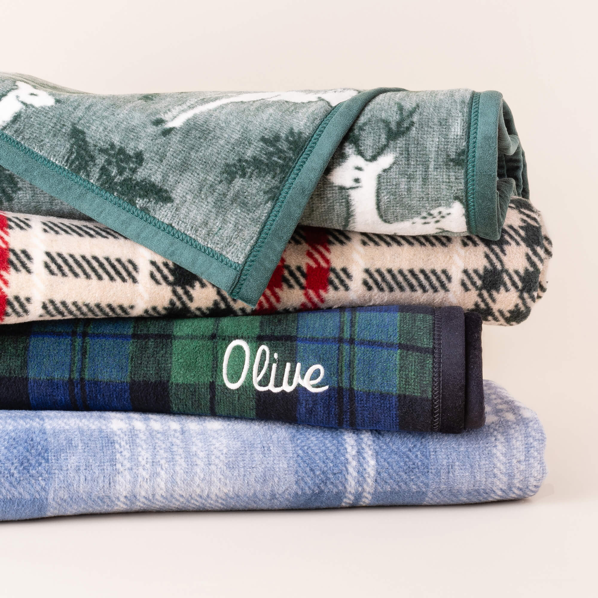 ChappyWrap x TFD Blue Frost Plaid Dog Blanket - Image 12
