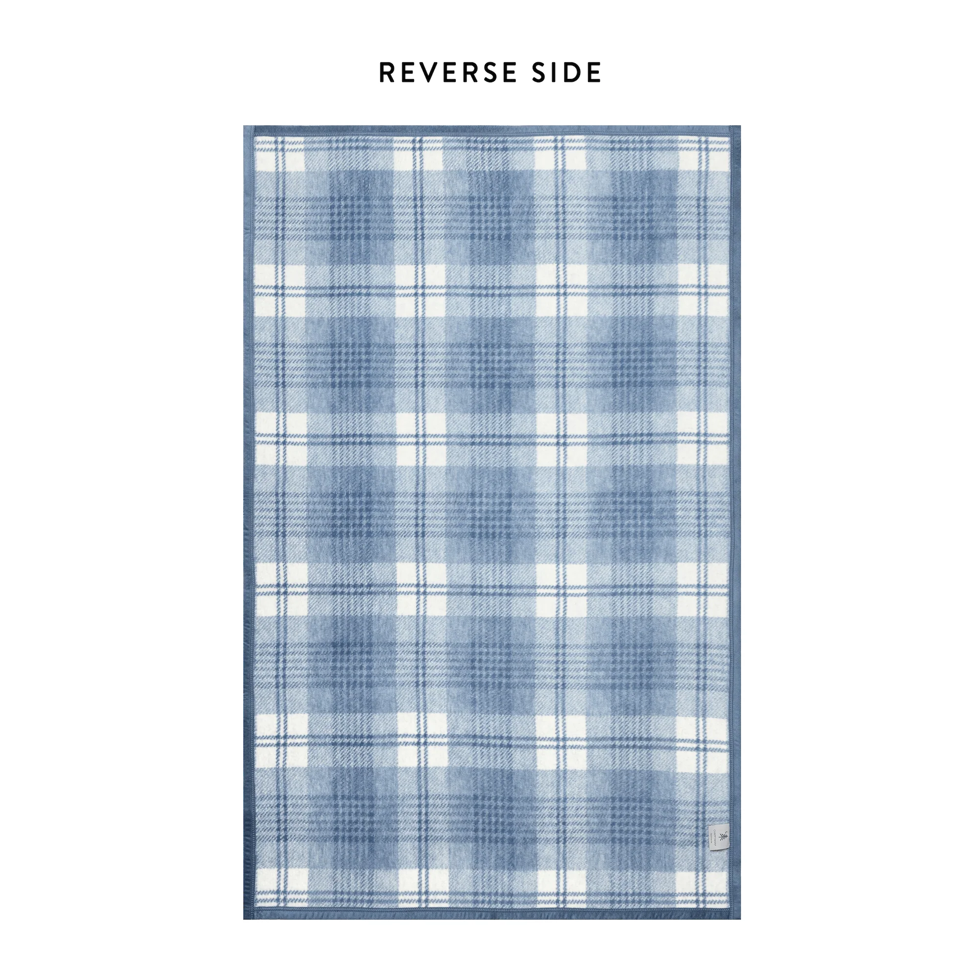 ChappyWrap x TFD Blue Frost Plaid Dog Blanket - Image 4