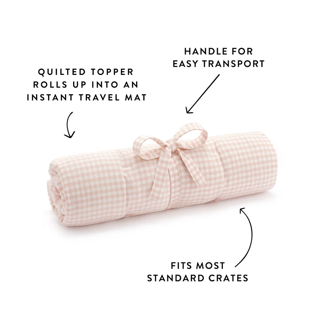 Blush Pink Bolster Dog Bed - Image 5