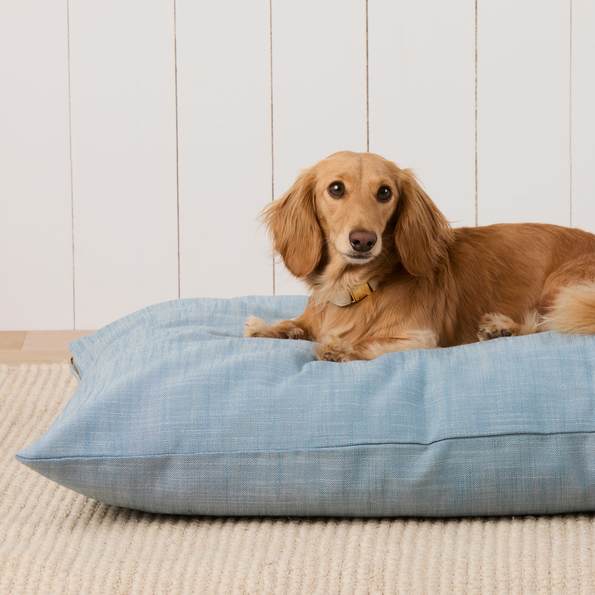 Chambray Blue Dog Bed - Image 6