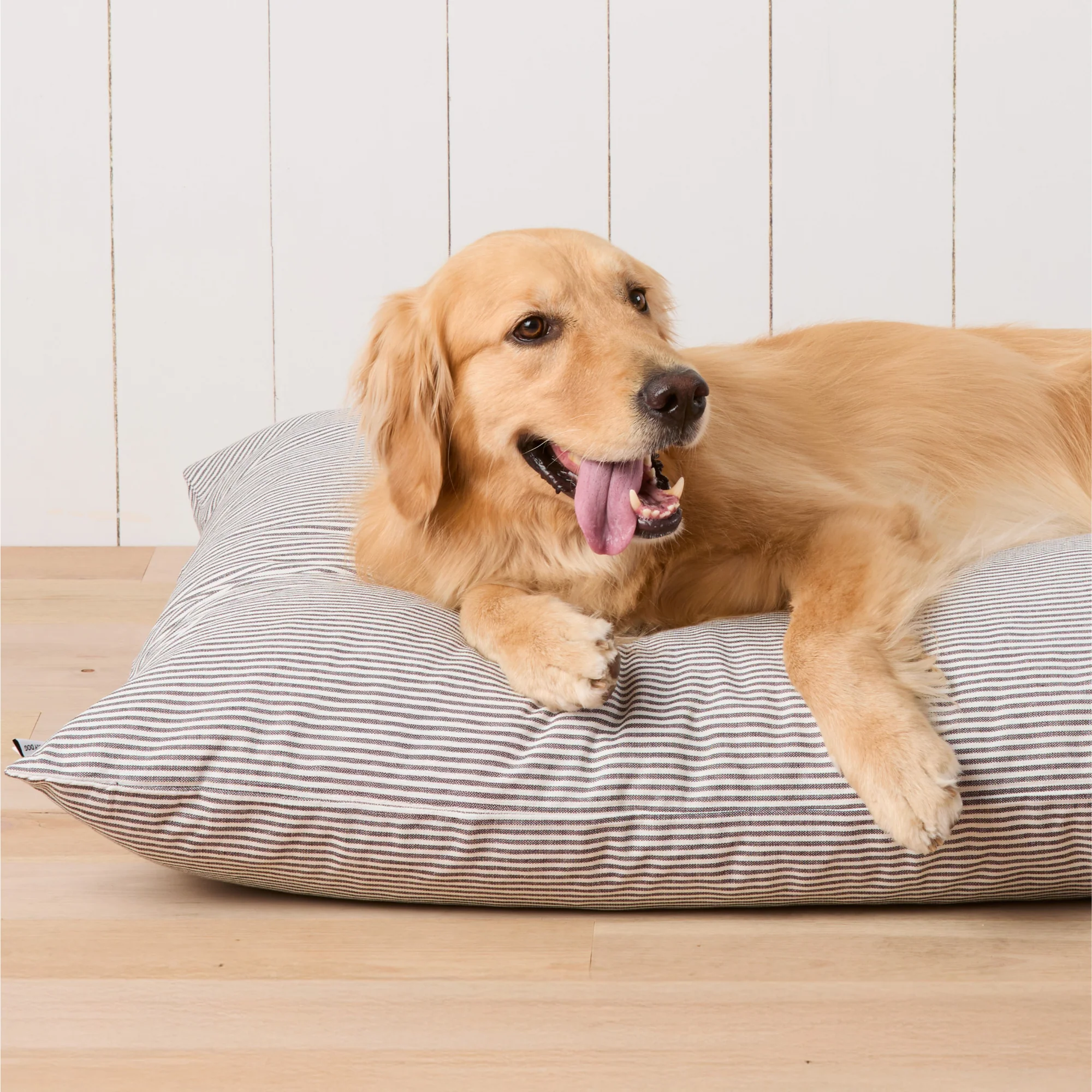 Charcoal Stripe Dog Bed - Image 7