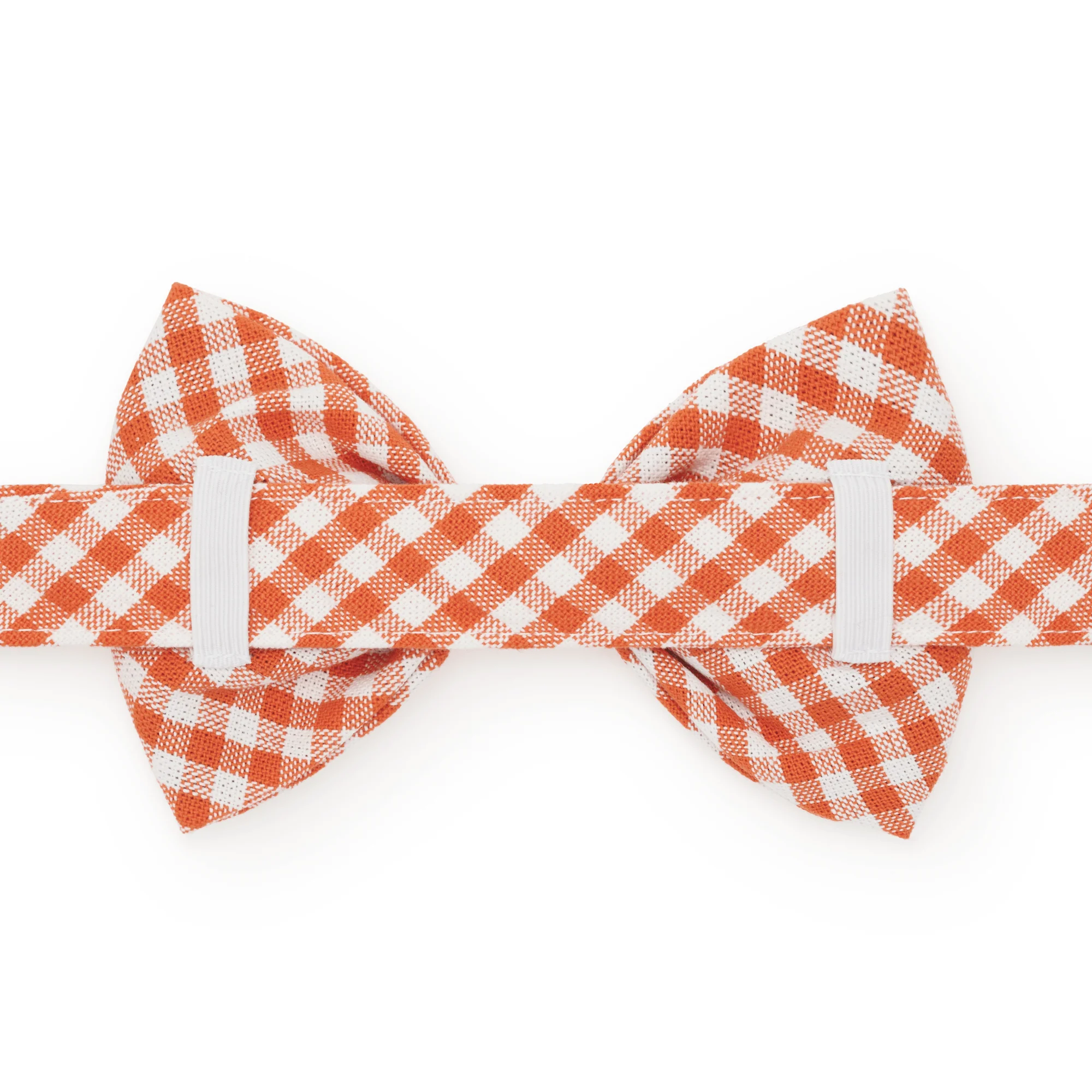 Cider Gingham Dog Bow Tie - Image 2