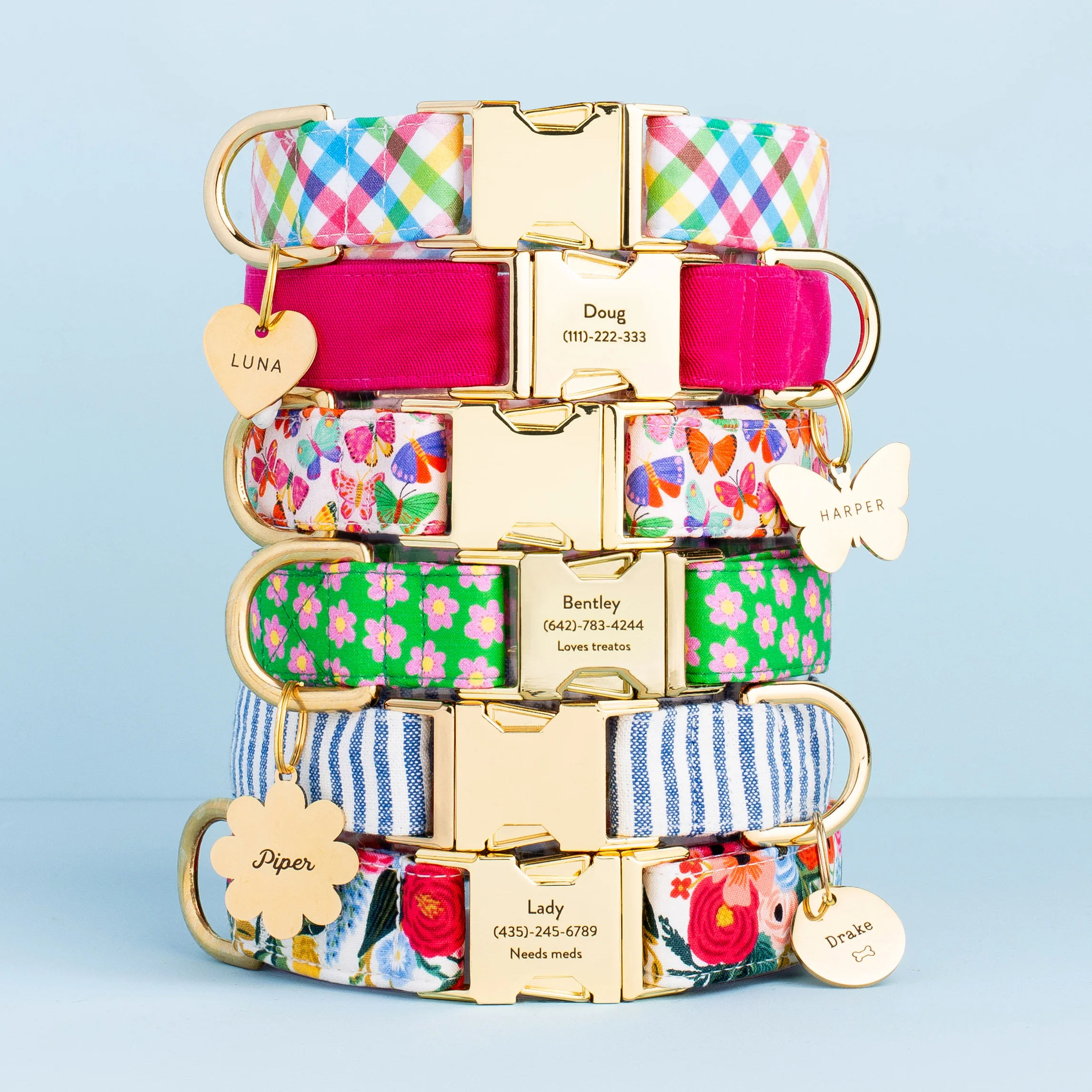 Circle Pet ID Tag: Bone Icon - Image 7