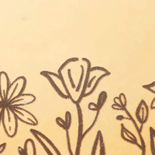 Circle Pet ID Tag: Wildflowers - Image 6