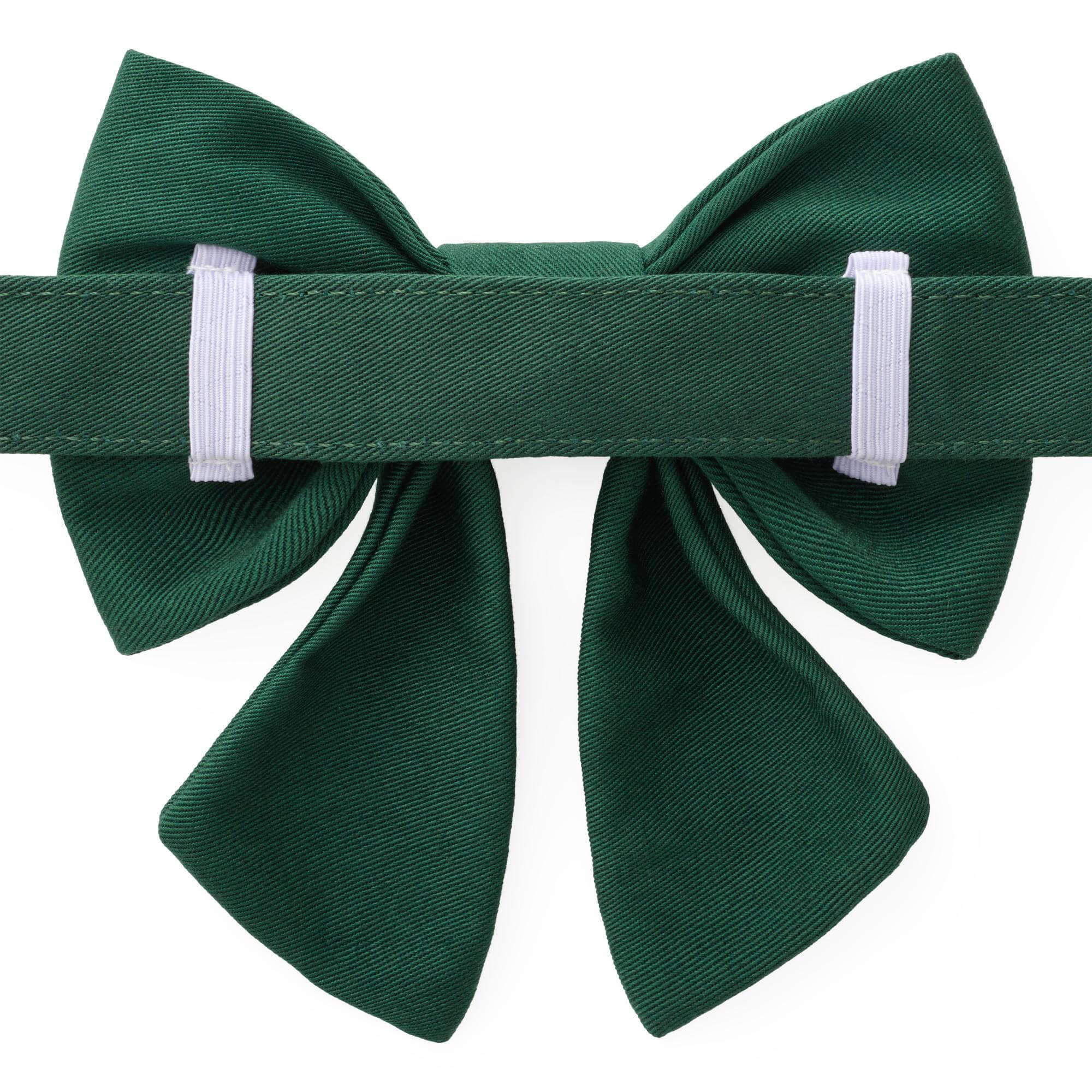 Clover Embroidered Lady Dog Bow - Image 3