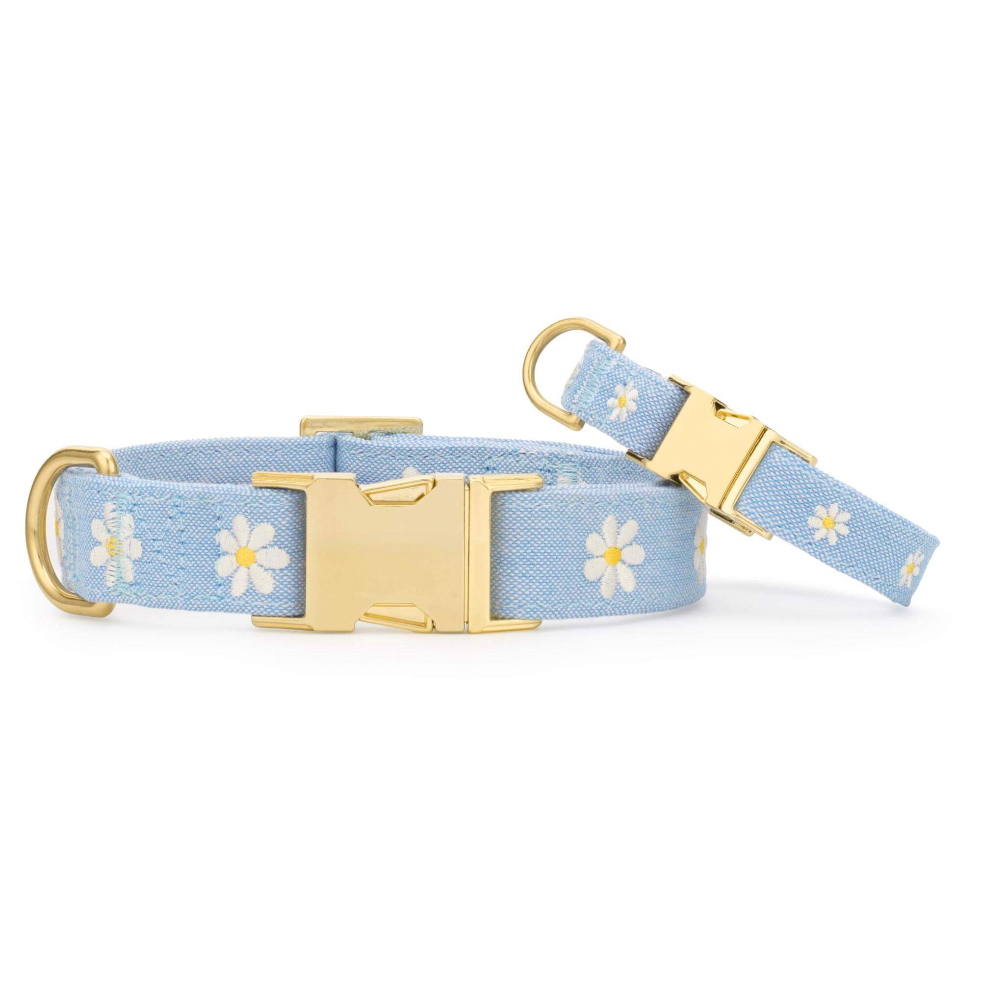 Daisy Embroidered Dog Collar - Image 4