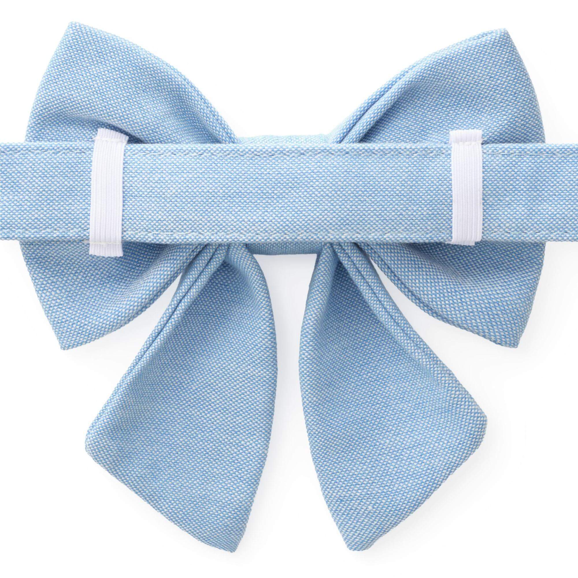 Daisy Embroidered Lady Dog Bow - Image 2