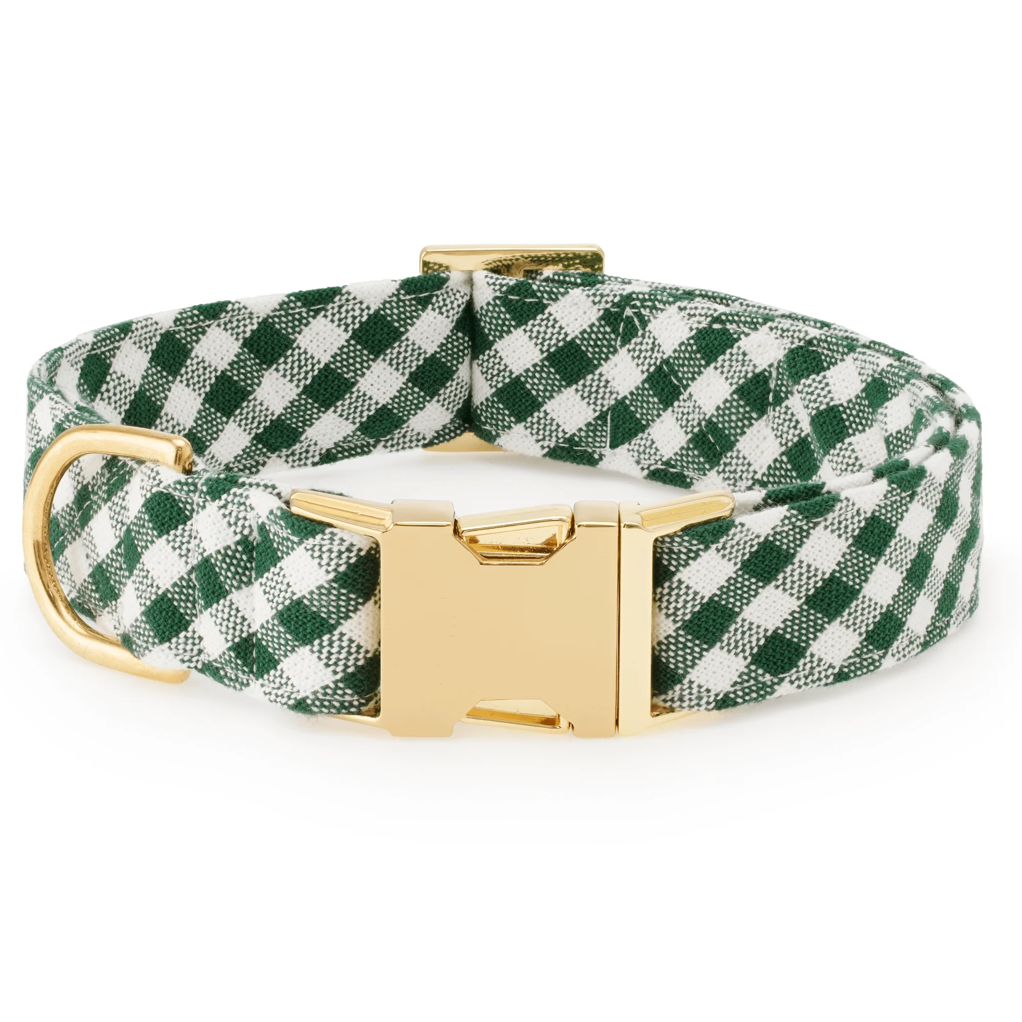 Evergreen Gingham Lady Bow Collar - Image 2