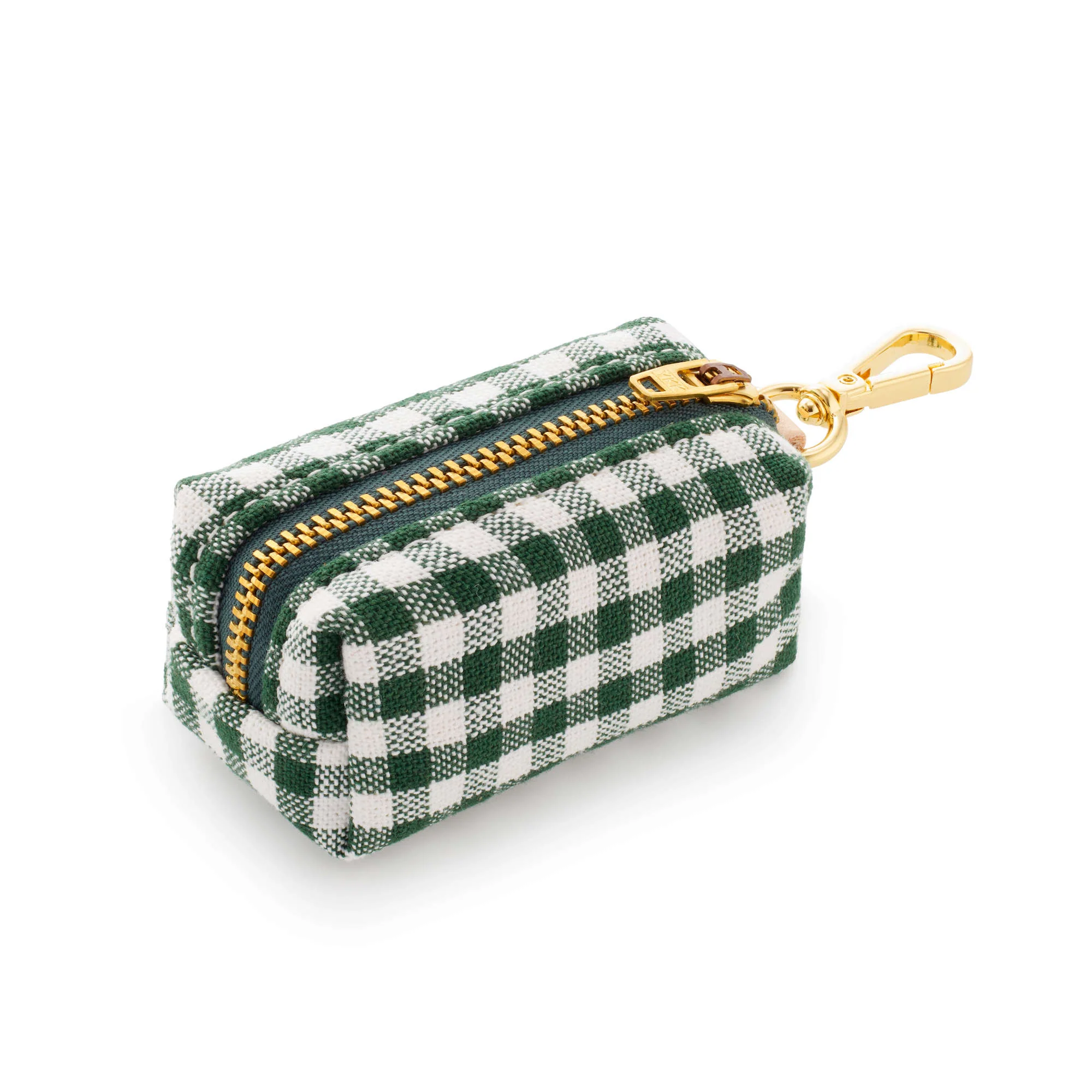 Evergreen Gingham Waste Bag Holder - Image 2