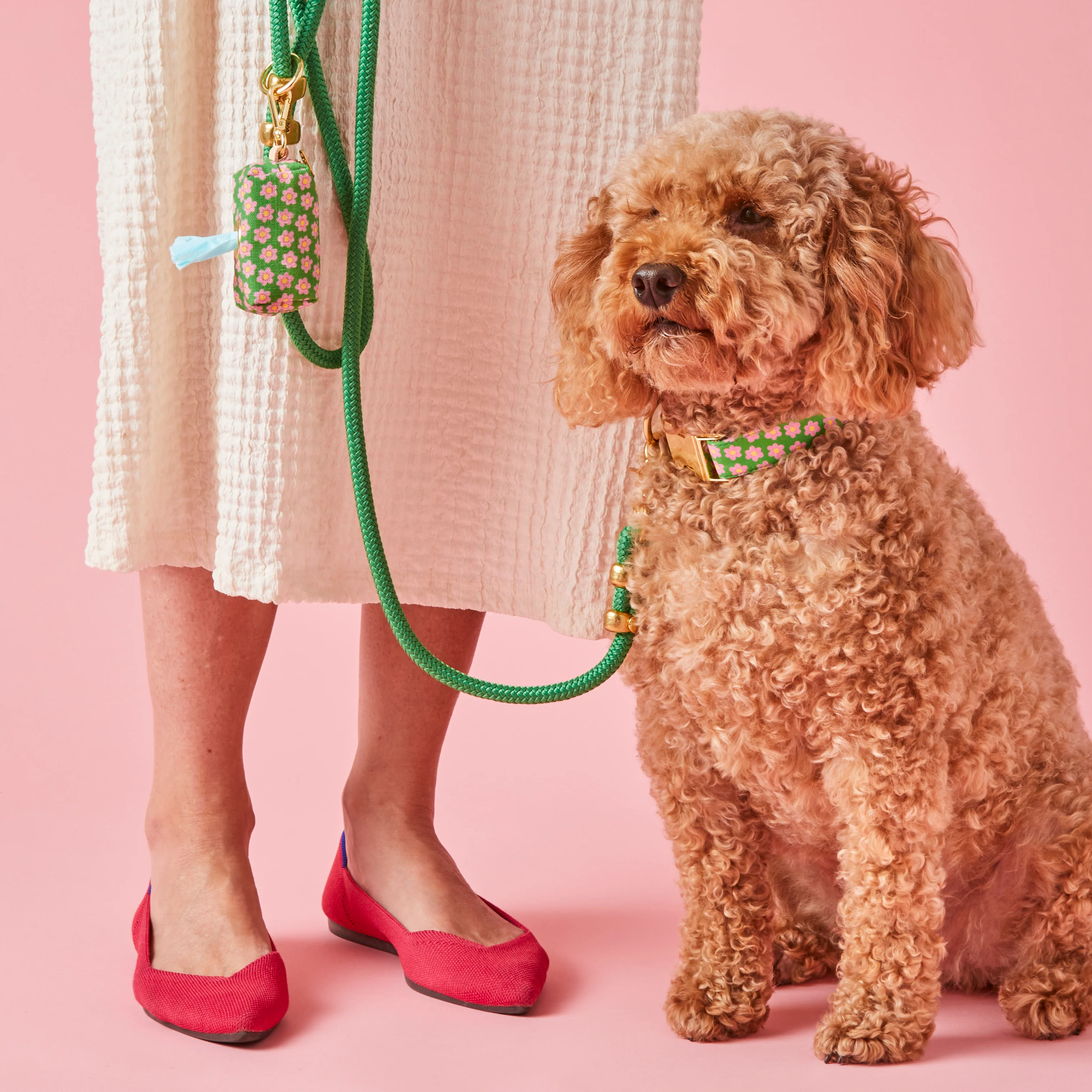 Grass Green Marine Rope Dog Leash - Image 4