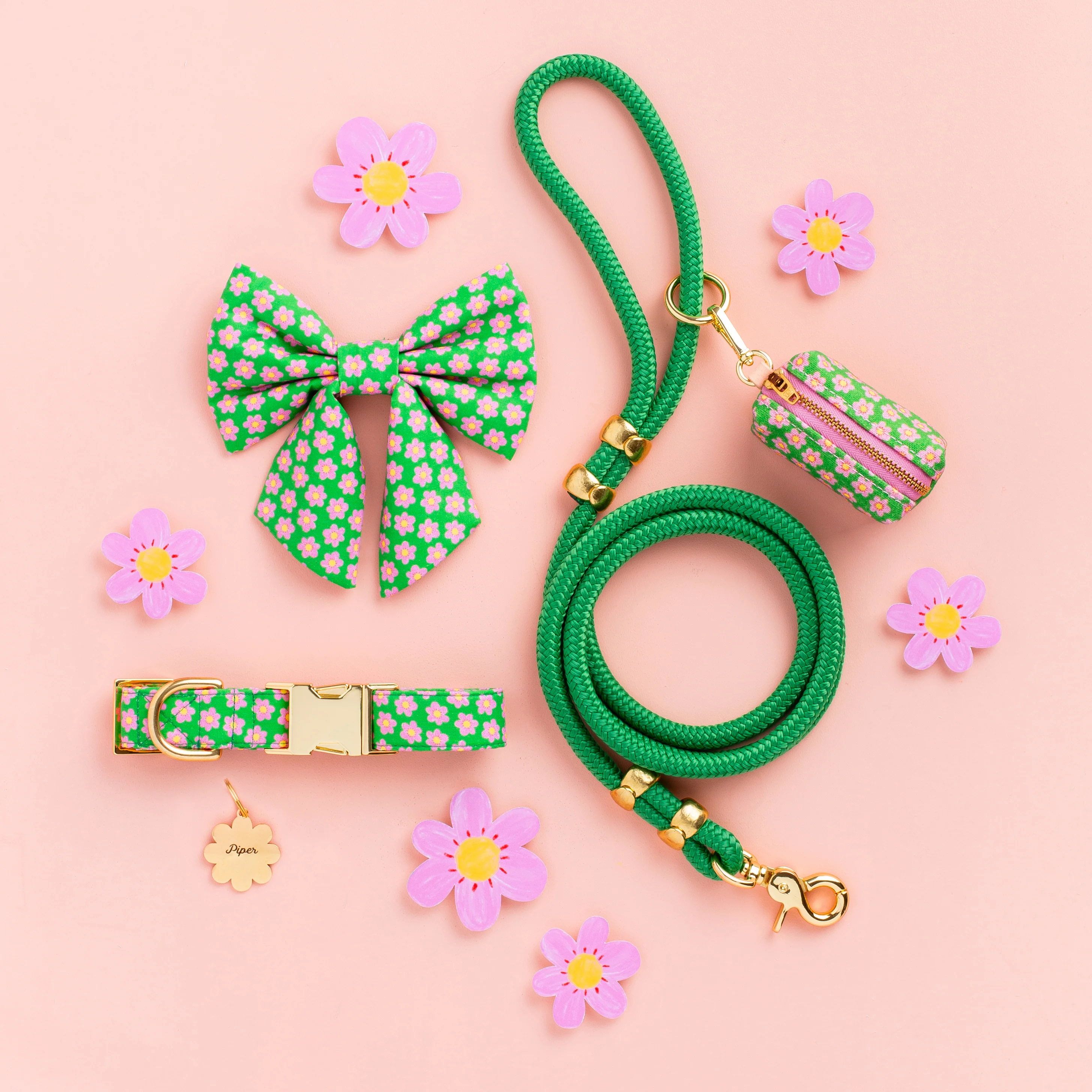 Grass Green Marine Rope Dog Leash - Image 6