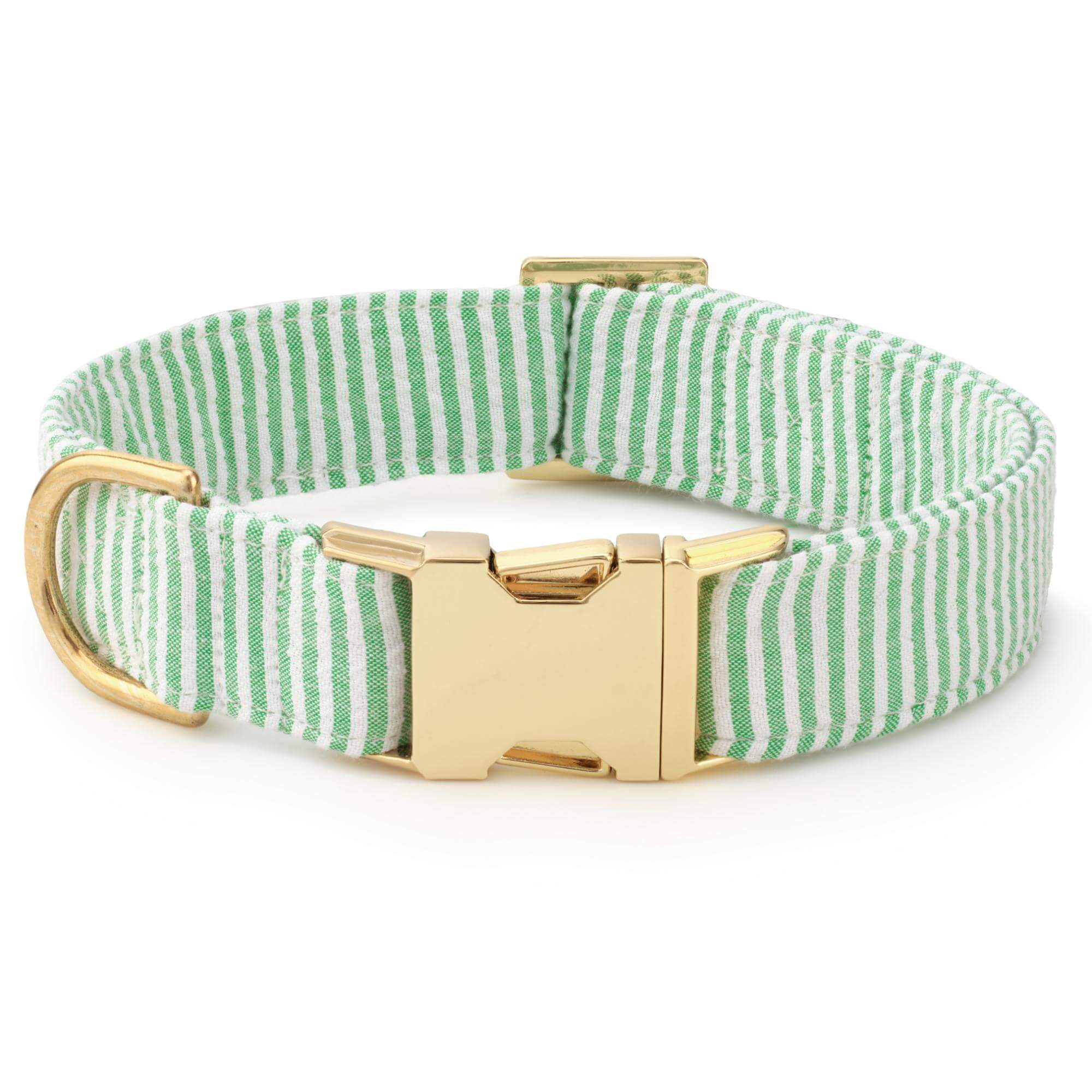 Green Seersucker Bow Tie Collar - Image 2