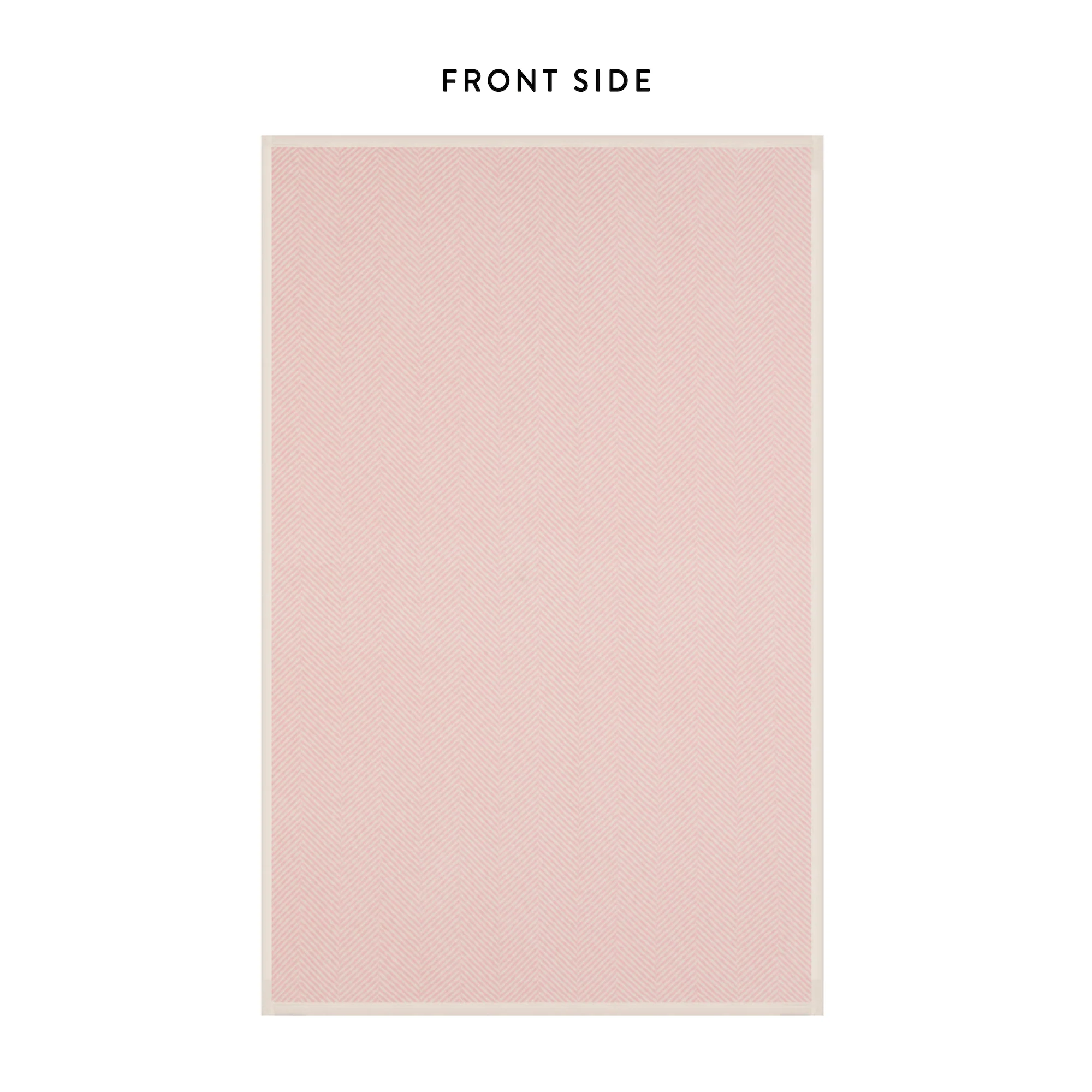 ChappyWrap Harborview Herringbone Blush Dog Blanket - Image 2