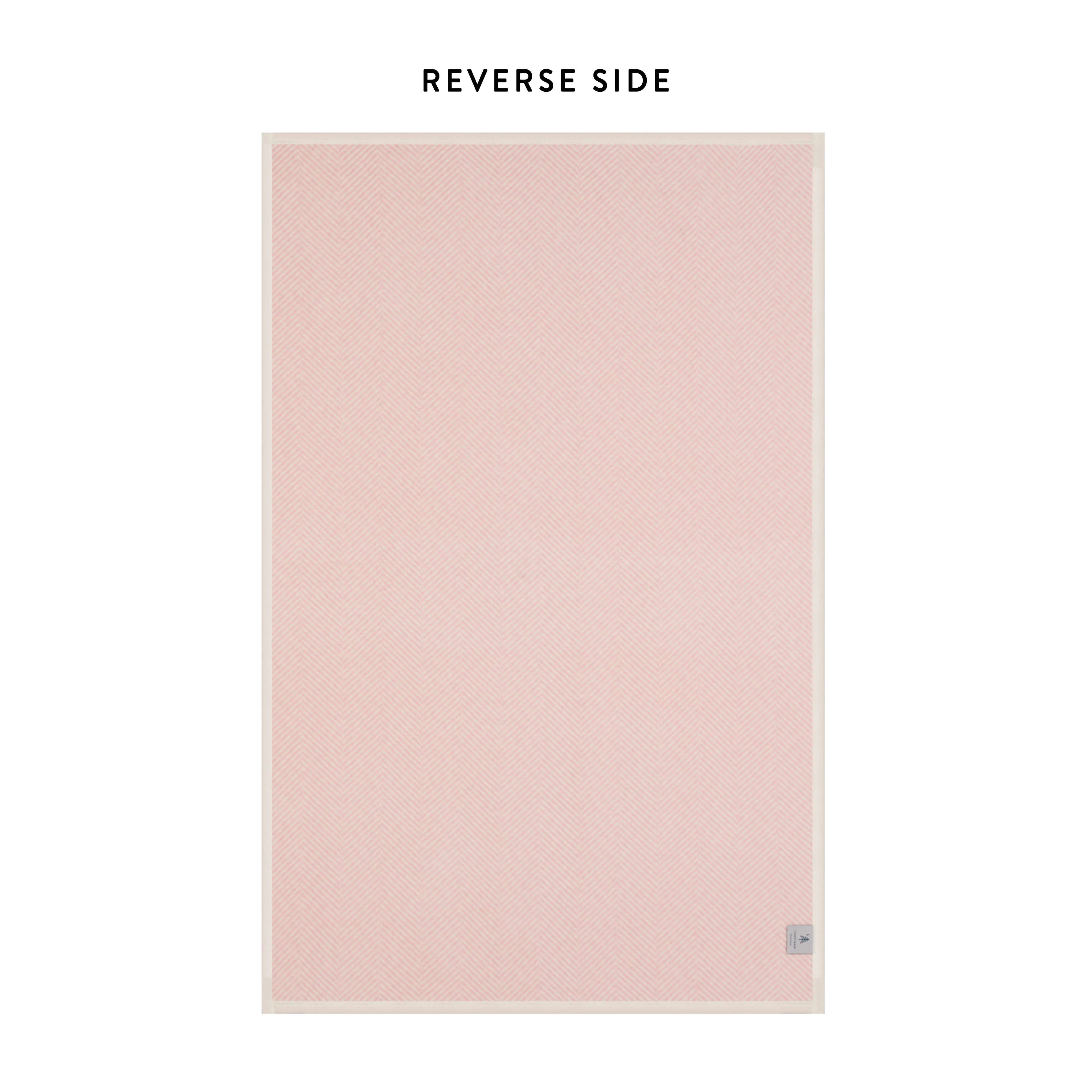 ChappyWrap Harborview Herringbone Blush Dog Blanket - Image 3