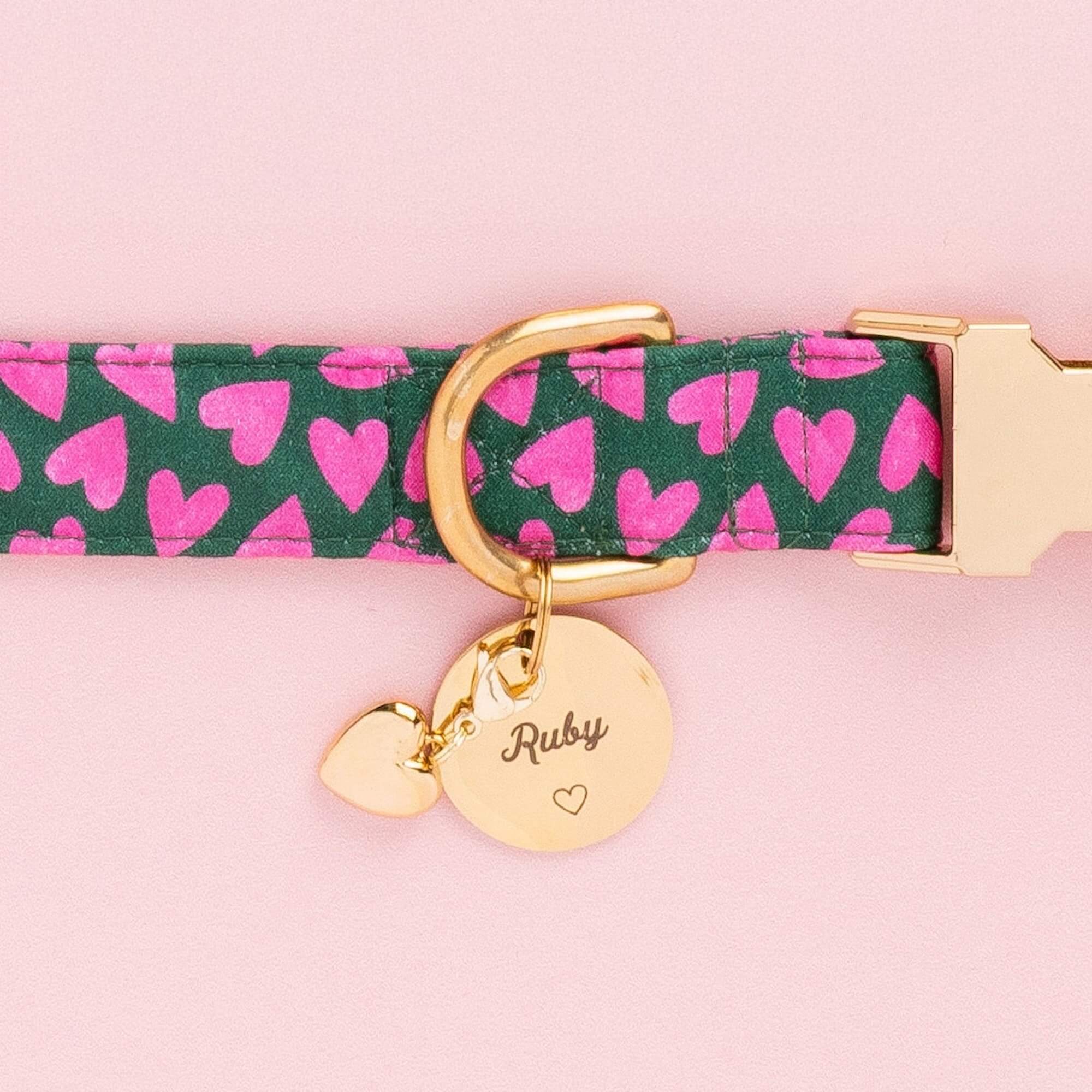 Circle Pet ID Tag: Heart Icon - Image 8