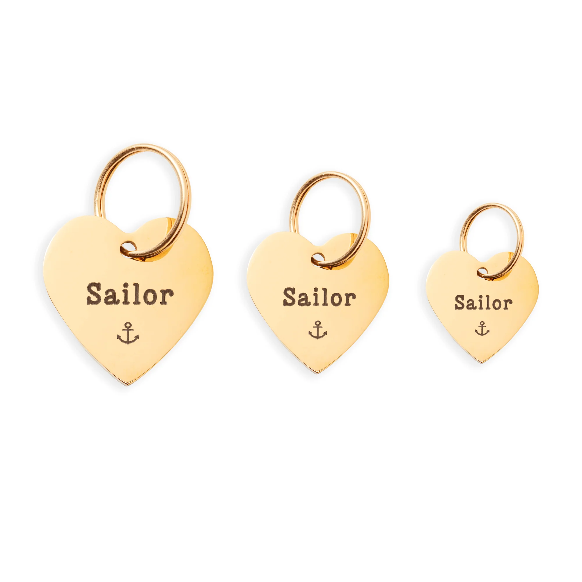 Heart Pet ID Tag: Anchor Icon - Image 3