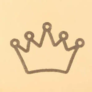 Circle Pet ID Tag: Crown Icon - Image 5