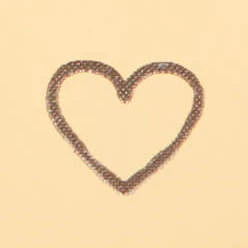 Circle Pet ID Tag: Heart Icon - Image 15