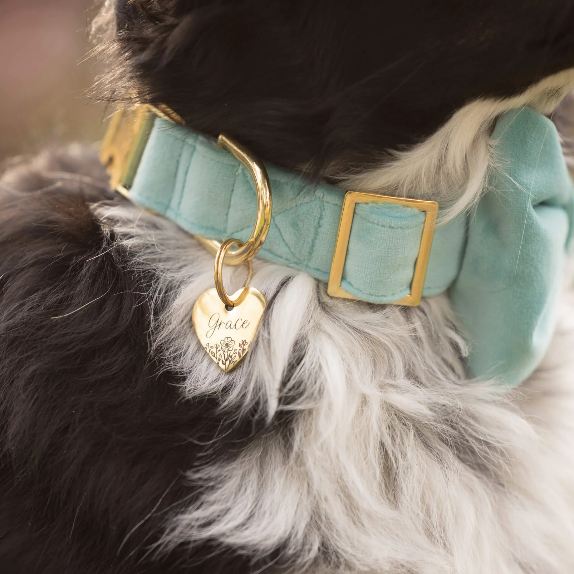 Heart Pet ID Tag: Wildflowers - Image 11