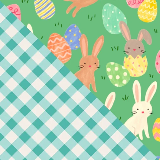 Hoppy Easter Reversible Dog Bandana - Image 11