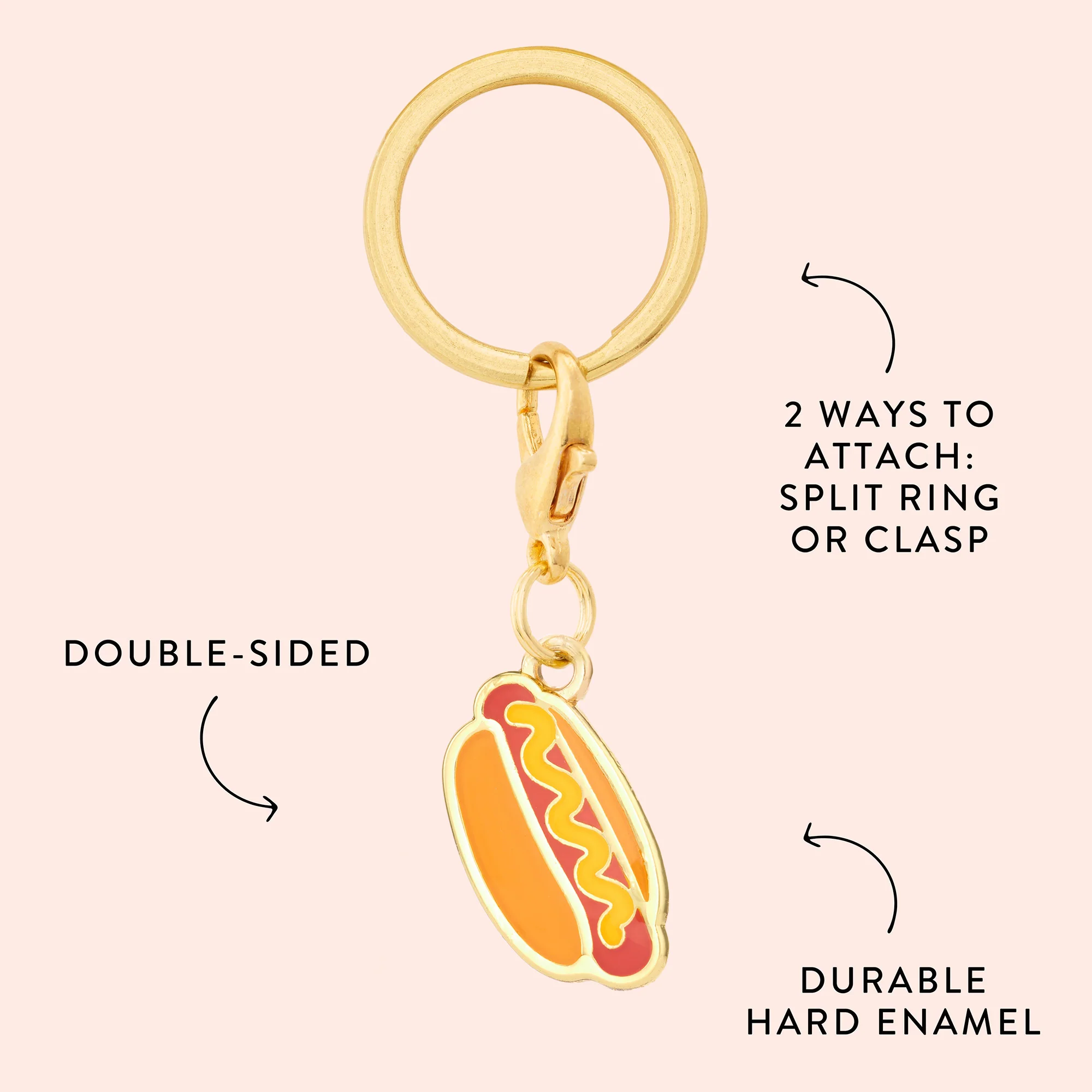 Hot Dog Collar Charm - Image 4