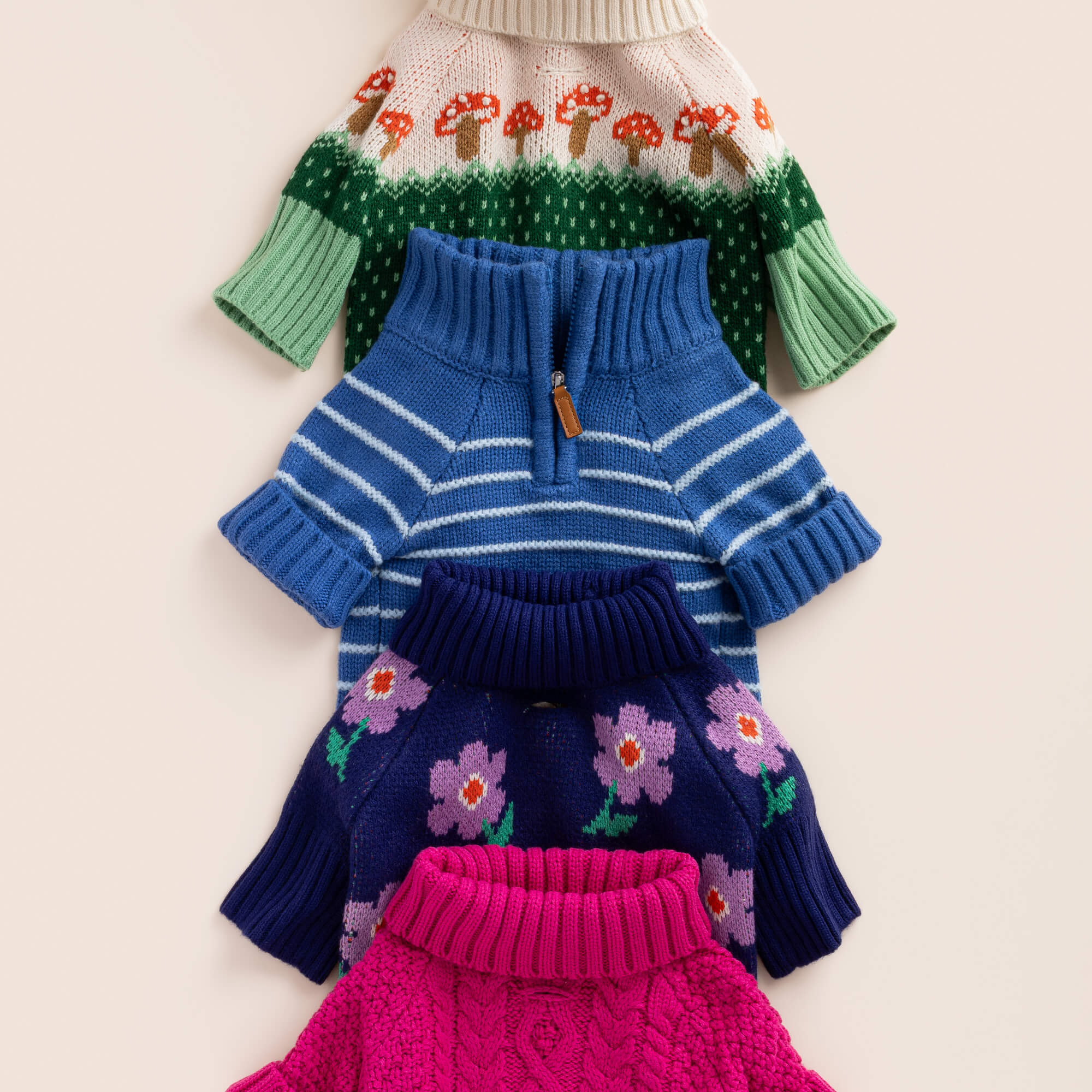 Purple Posies Dog Sweater - Image 8
