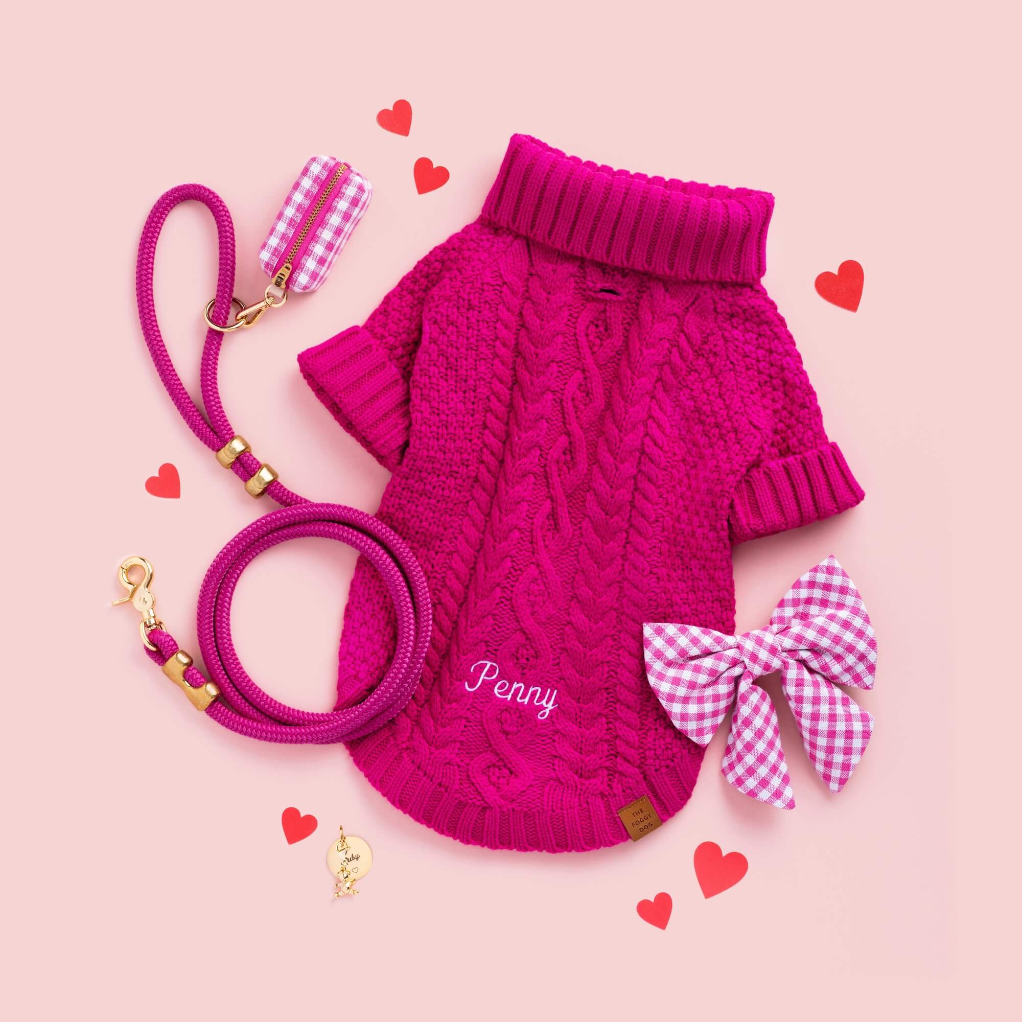 Circle Pet ID Tag: Heart Icon - Image 10