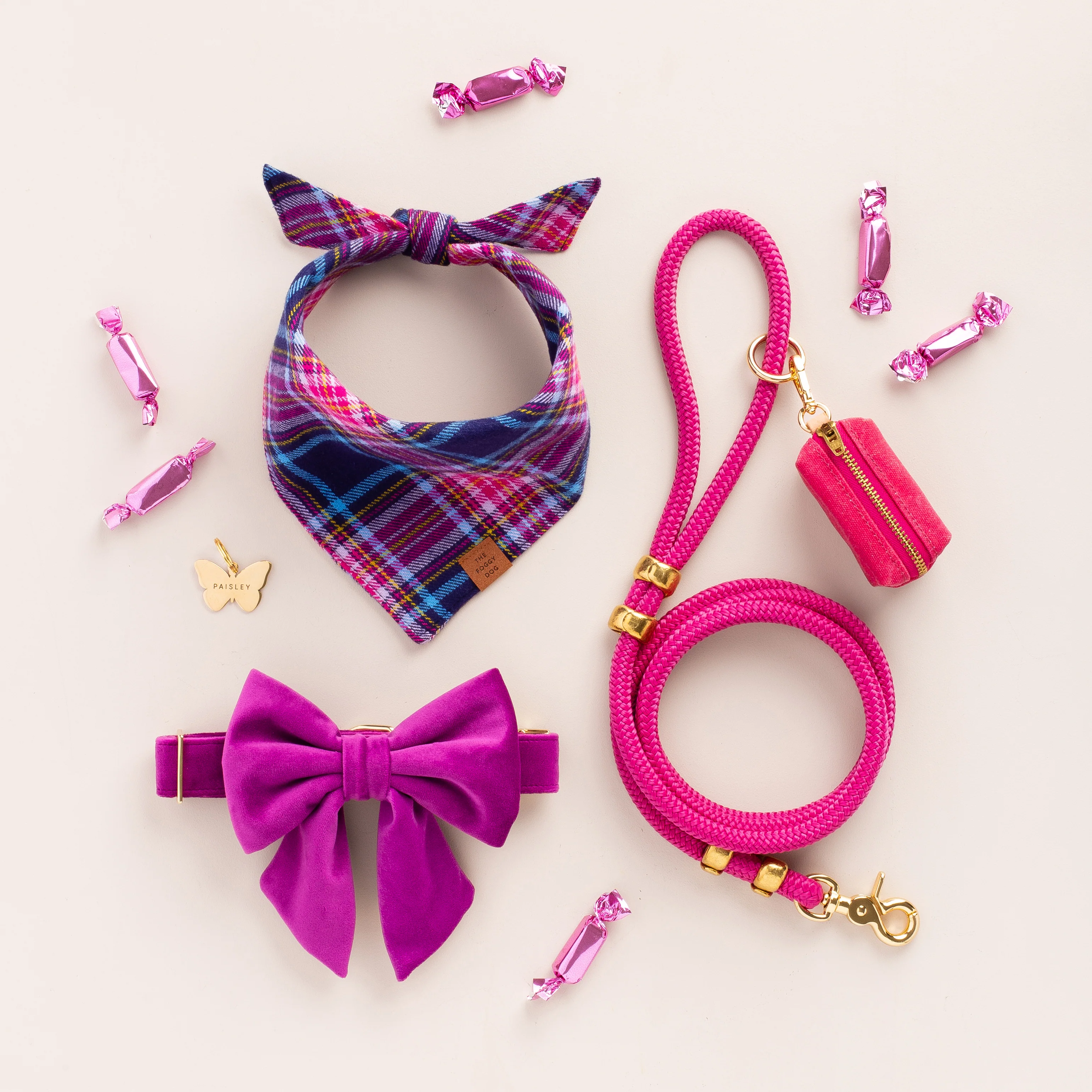 Hot Pink Marine Rope Dog Leash - Image 11