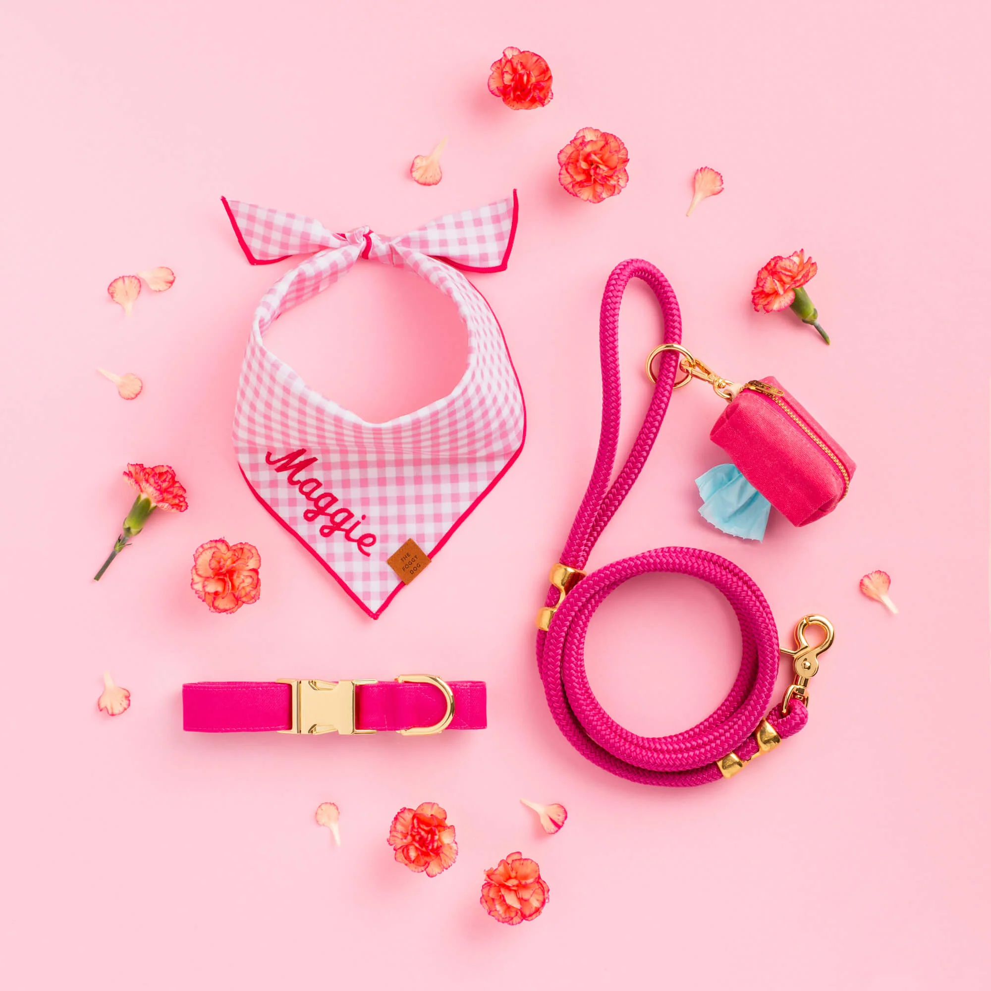 Hot Pink Marine Rope Dog Leash - Image 14