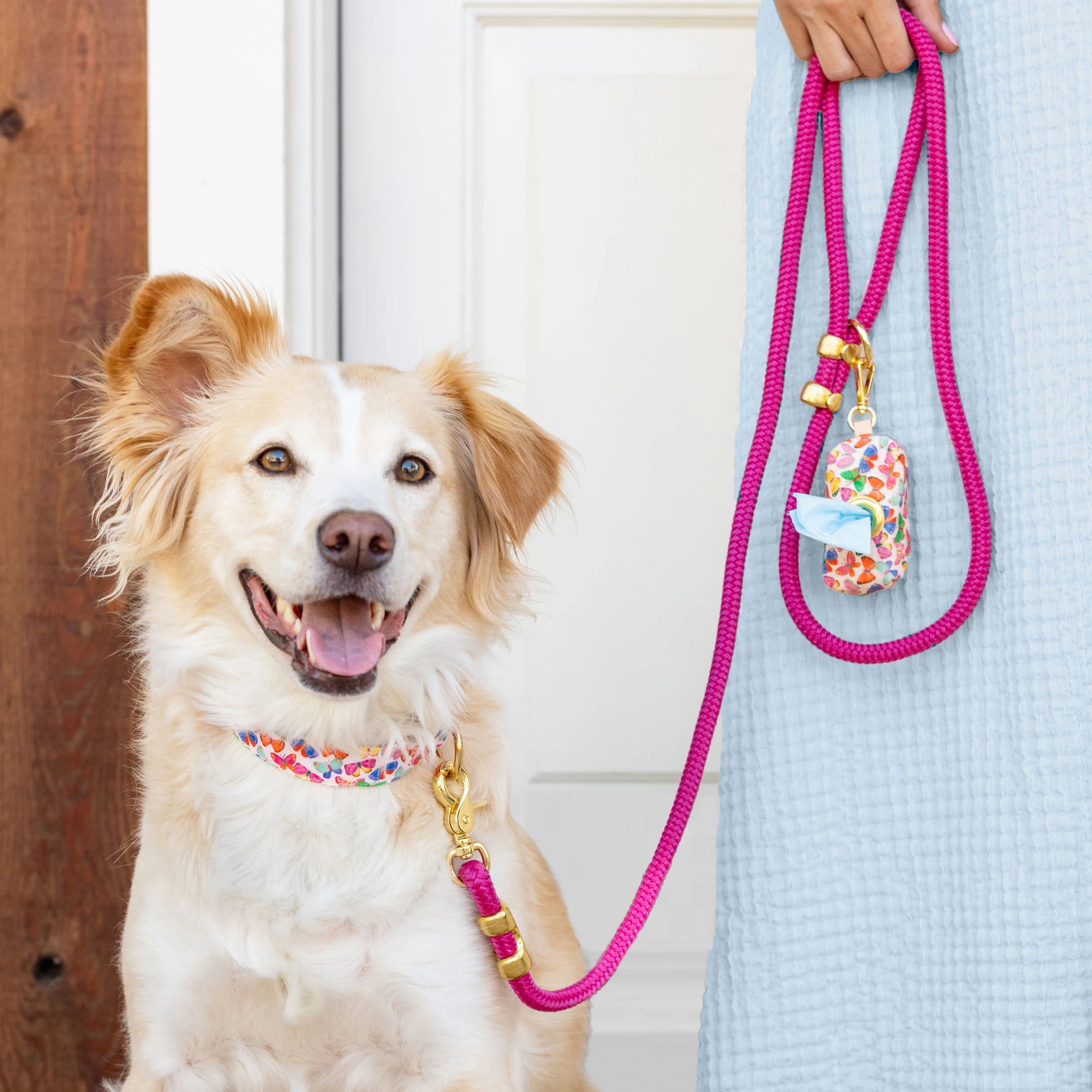 Hot Pink Marine Rope Dog Leash - Image 18