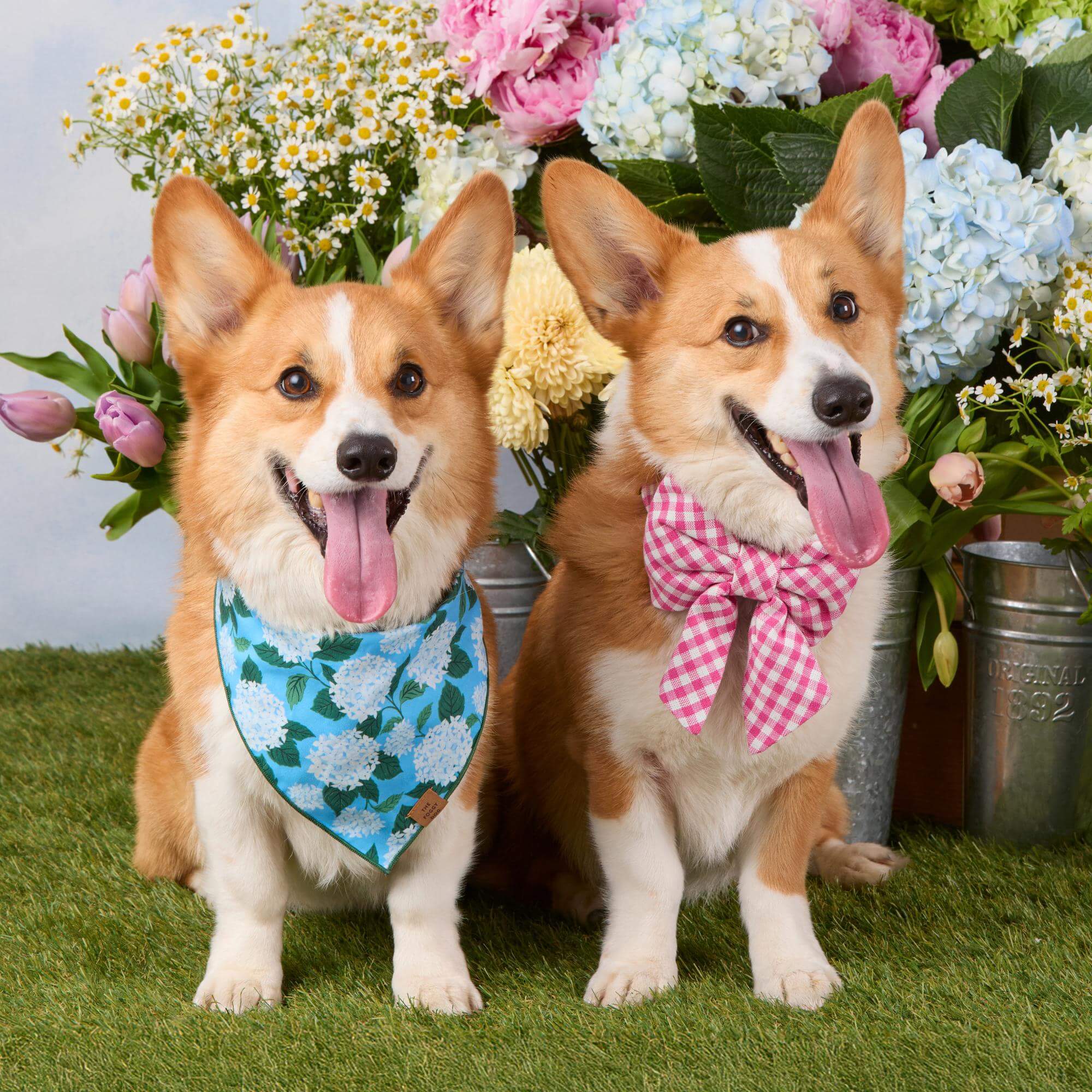 Hydrangea Dog Bandana - Image 3