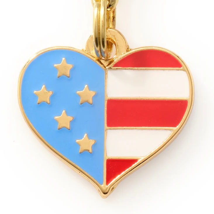 I Heart America Collar Charm - Image 8
