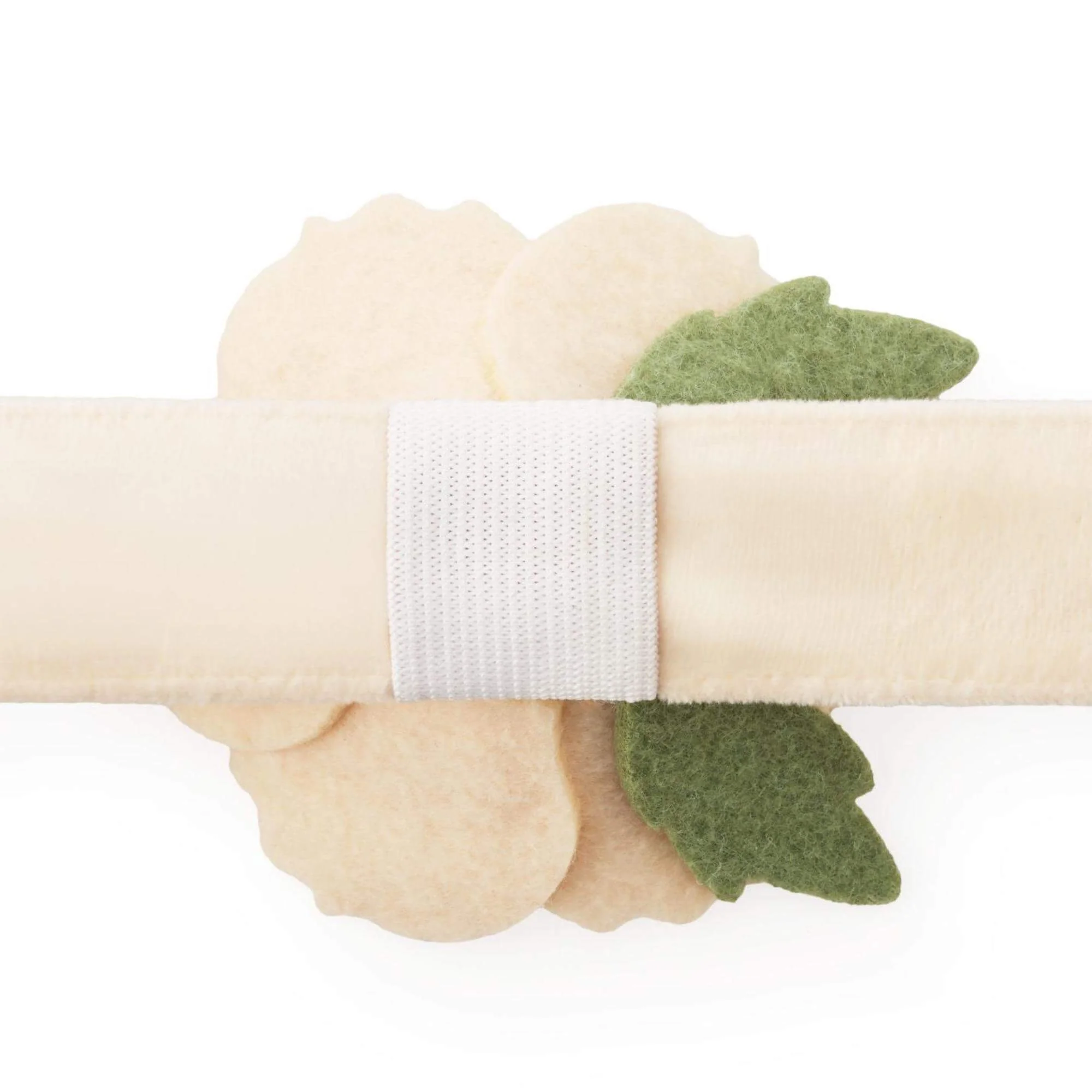 Ivory Peony Dog Collar Flower - Image 2