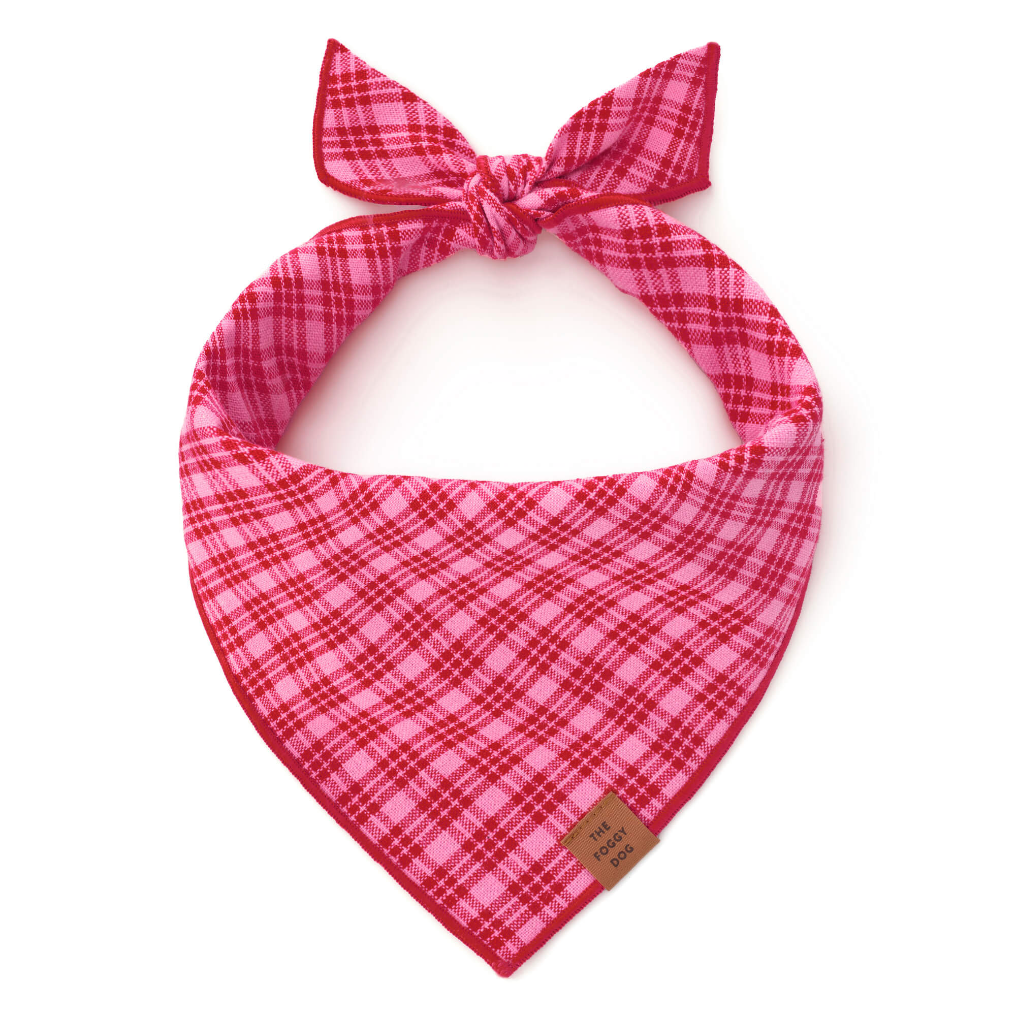 Heather Taylor Home x TFD Katherine Plaid Valentine Dog Bandana - Image 2