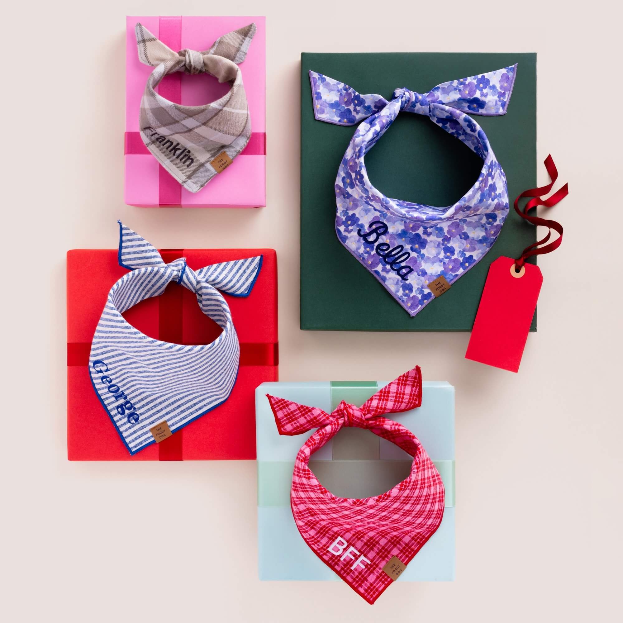 Pressed Pansies Dog Bandana - Image 7