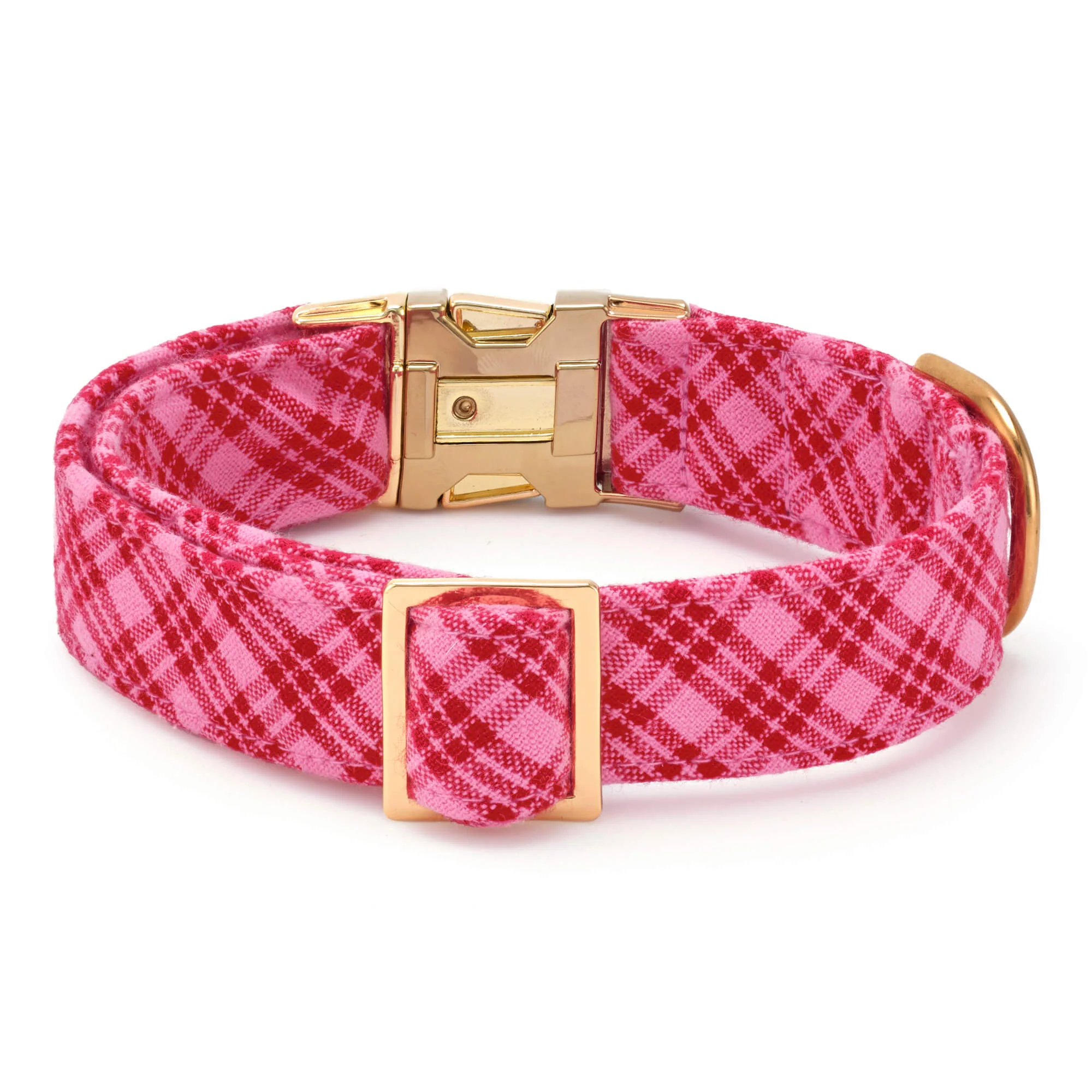 Heather Taylor Home x TFD Katherine Plaid Valentine Dog Collar - Image 2