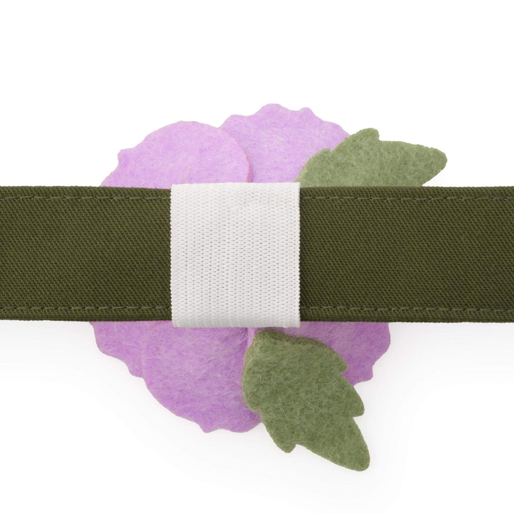 Lilac Peony Dog Collar Flower - Image 2