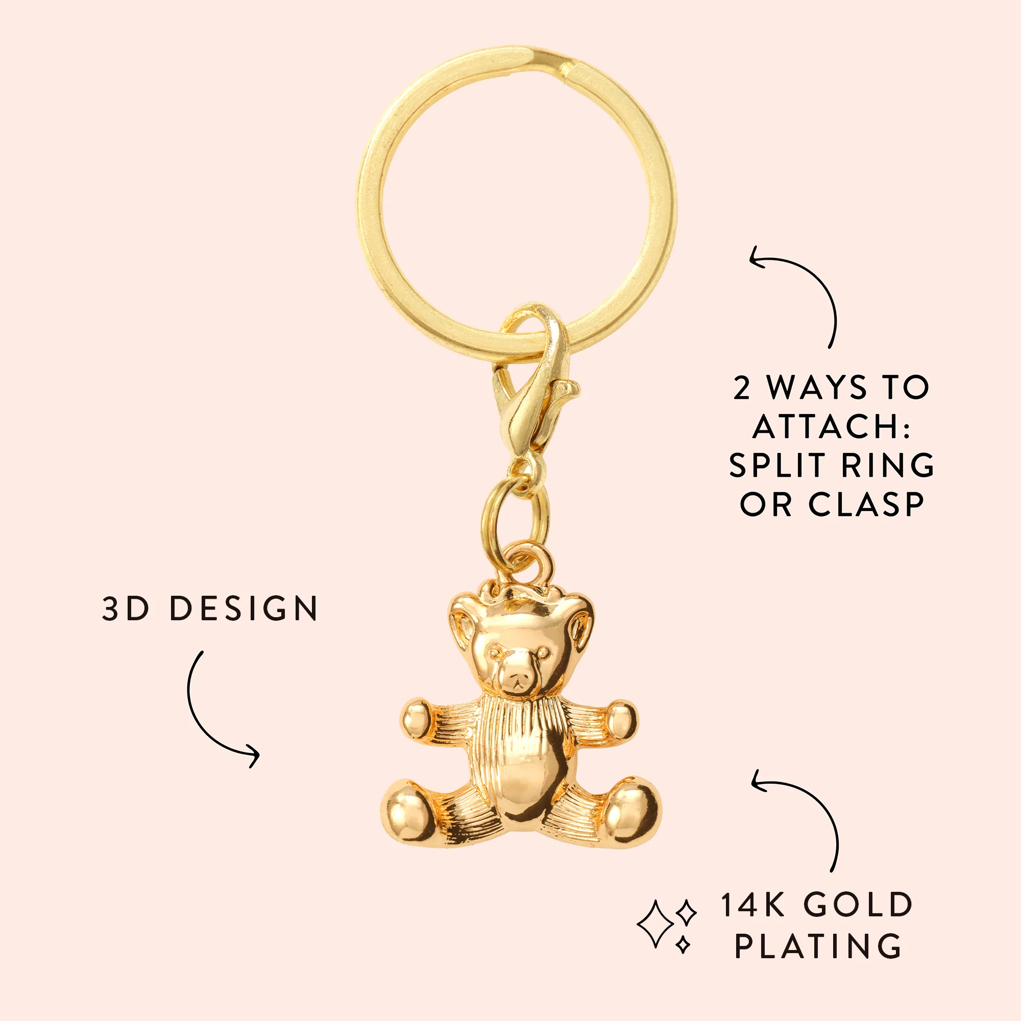Love is Golden Collar Charm Set - Image 5