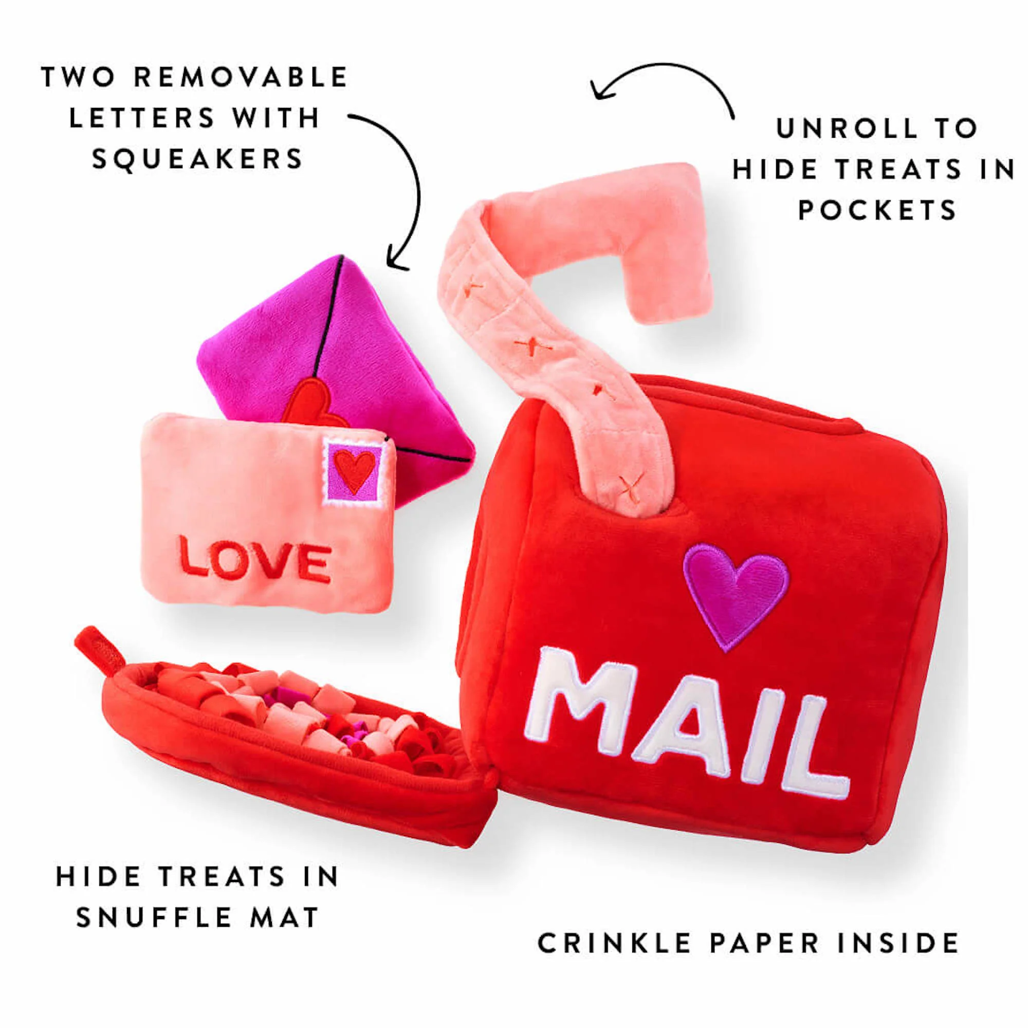 Love Letters Interactive Snuffle Dog Toy - Image 3