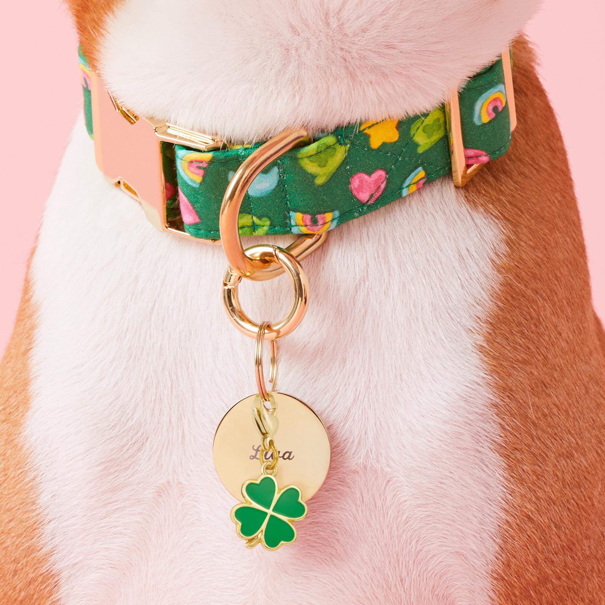 Lucky Clover Collar Charm - Image 3