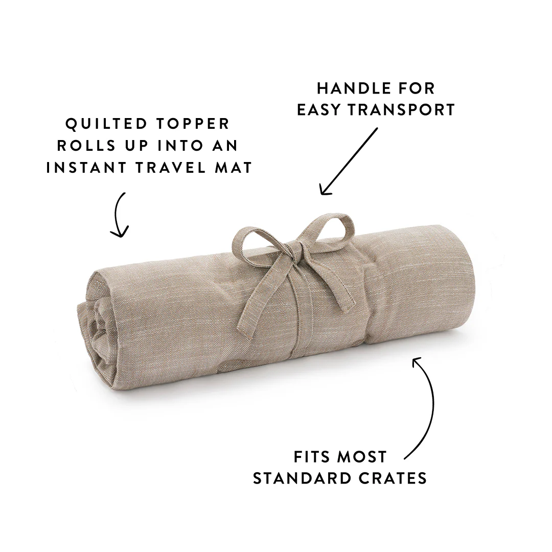 Mushroom Brown Bolster Dog Bed - Image 4
