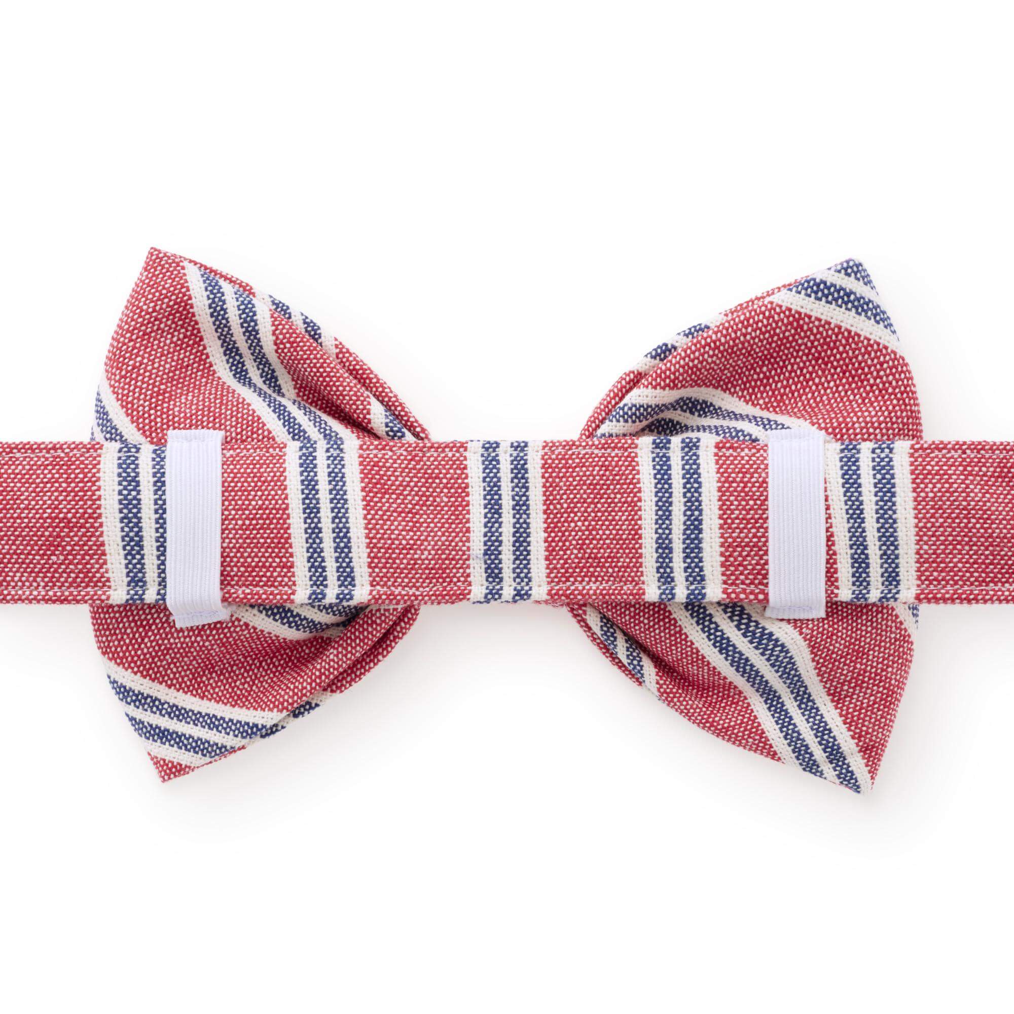 Nantucket Stripe Bow Tie Collar - Image 3