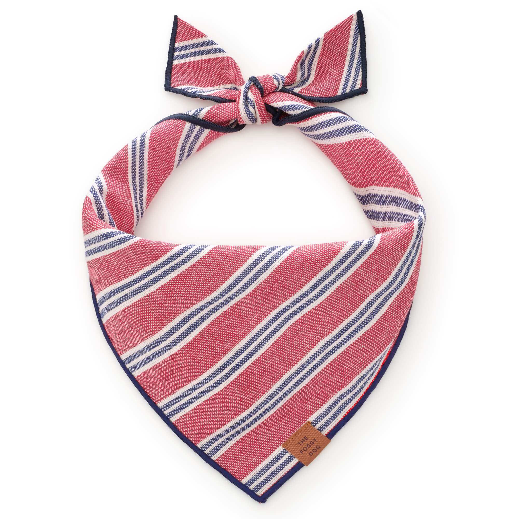 Nantucket Stripe Dog Bandana - Image 2