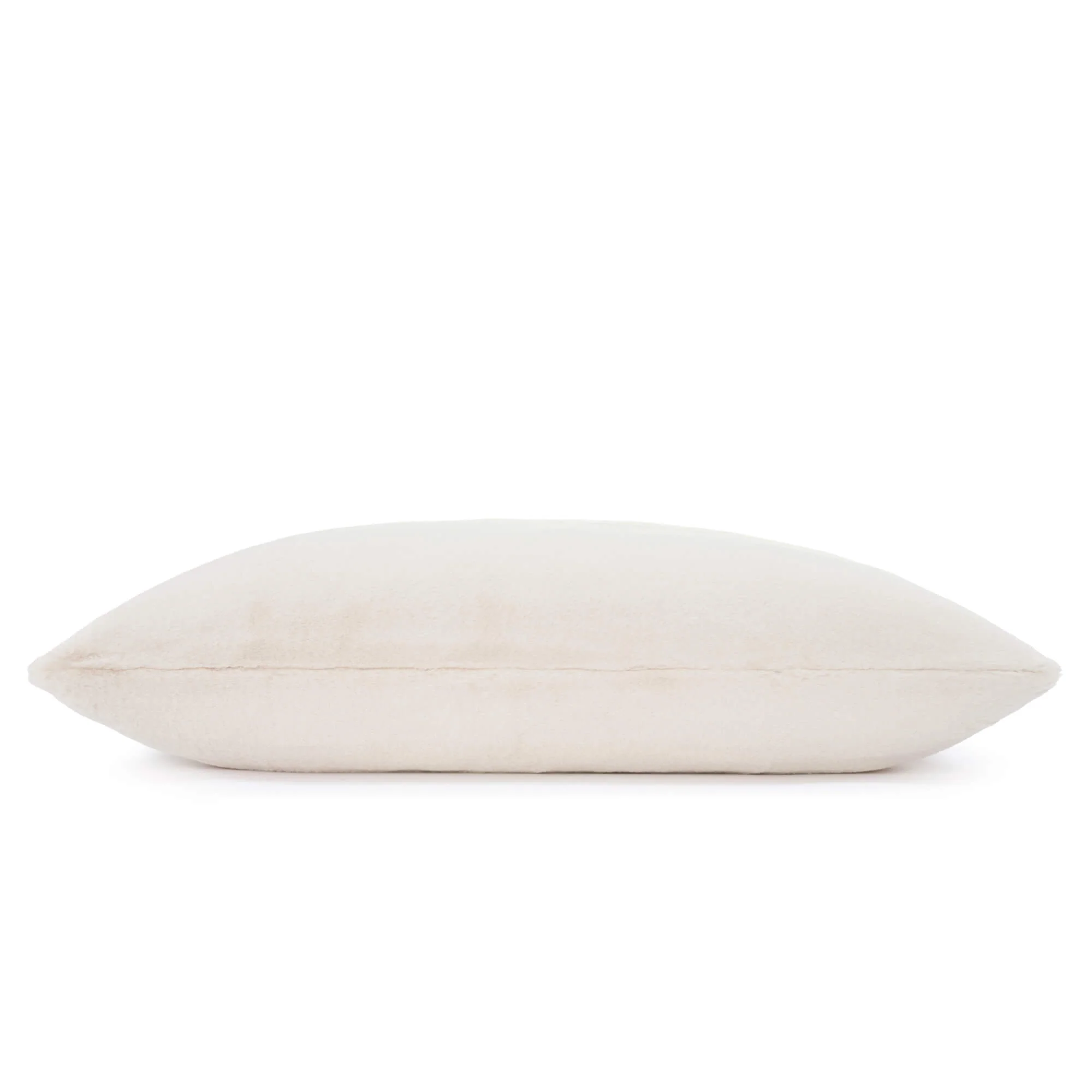 Natural Recycled Faux Fur Dog Bed