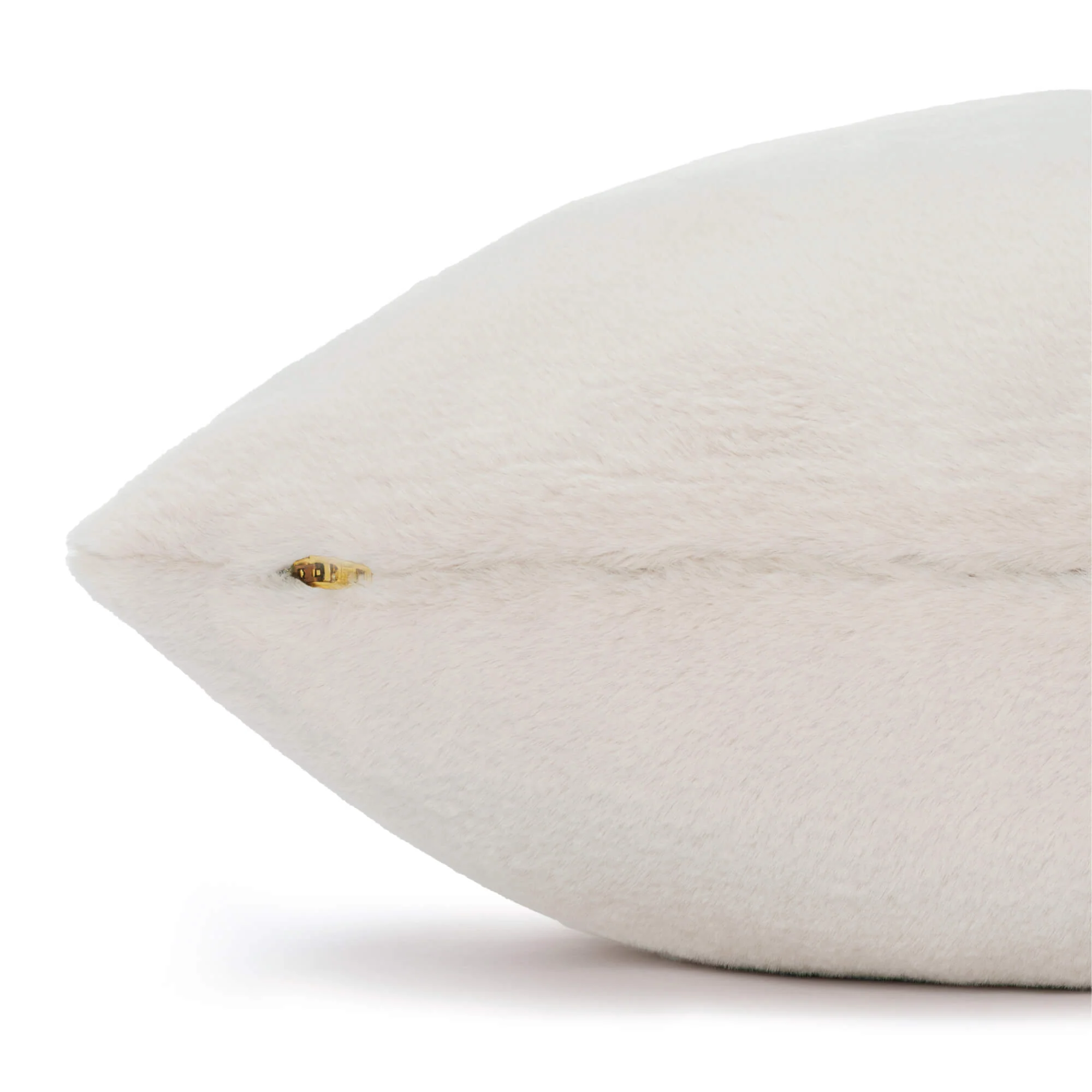 Natural Recycled Faux Fur Dog Bed - Image 3